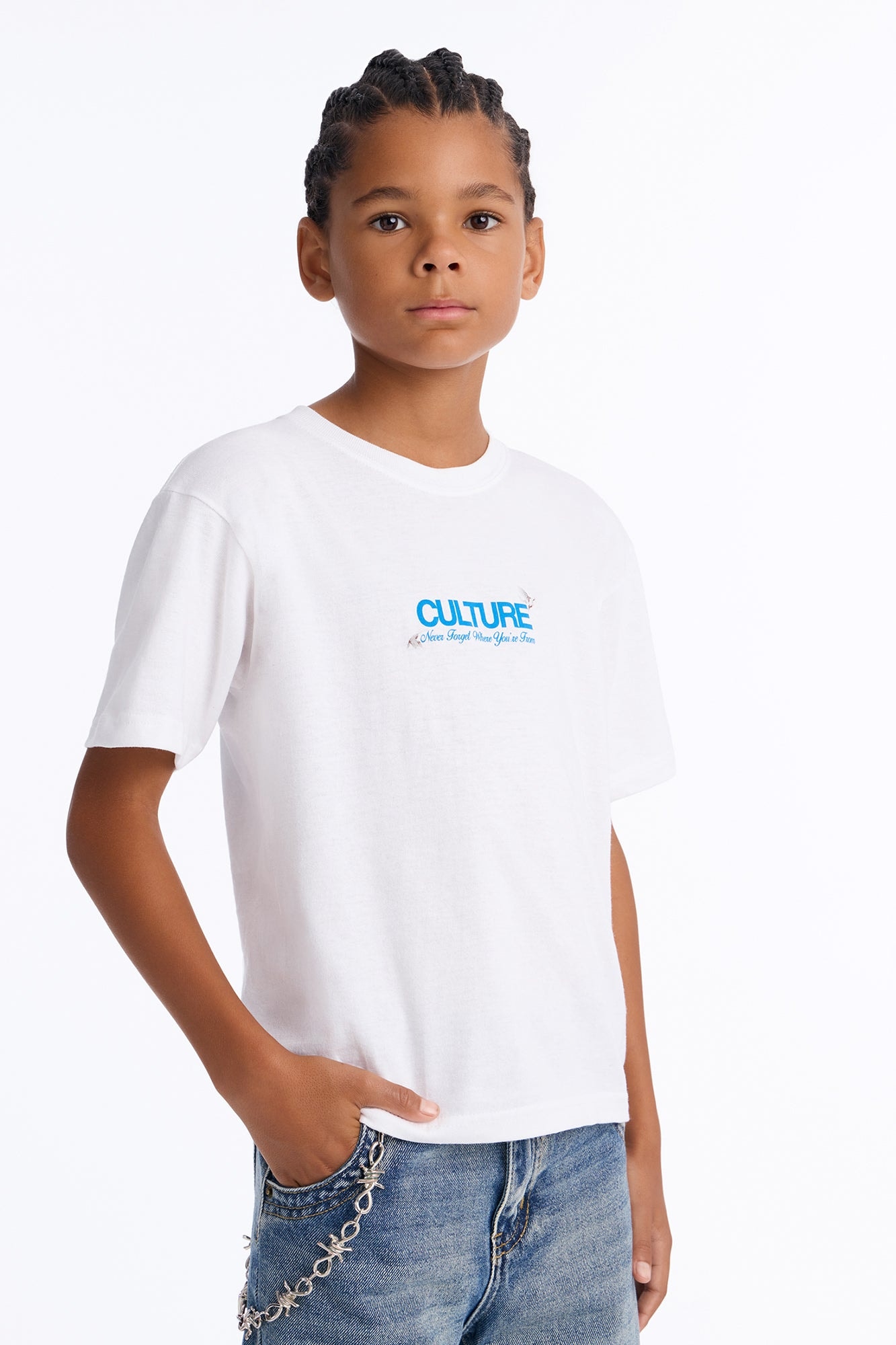 Mini Culture Above All Short Sleeve Tee - White image 1