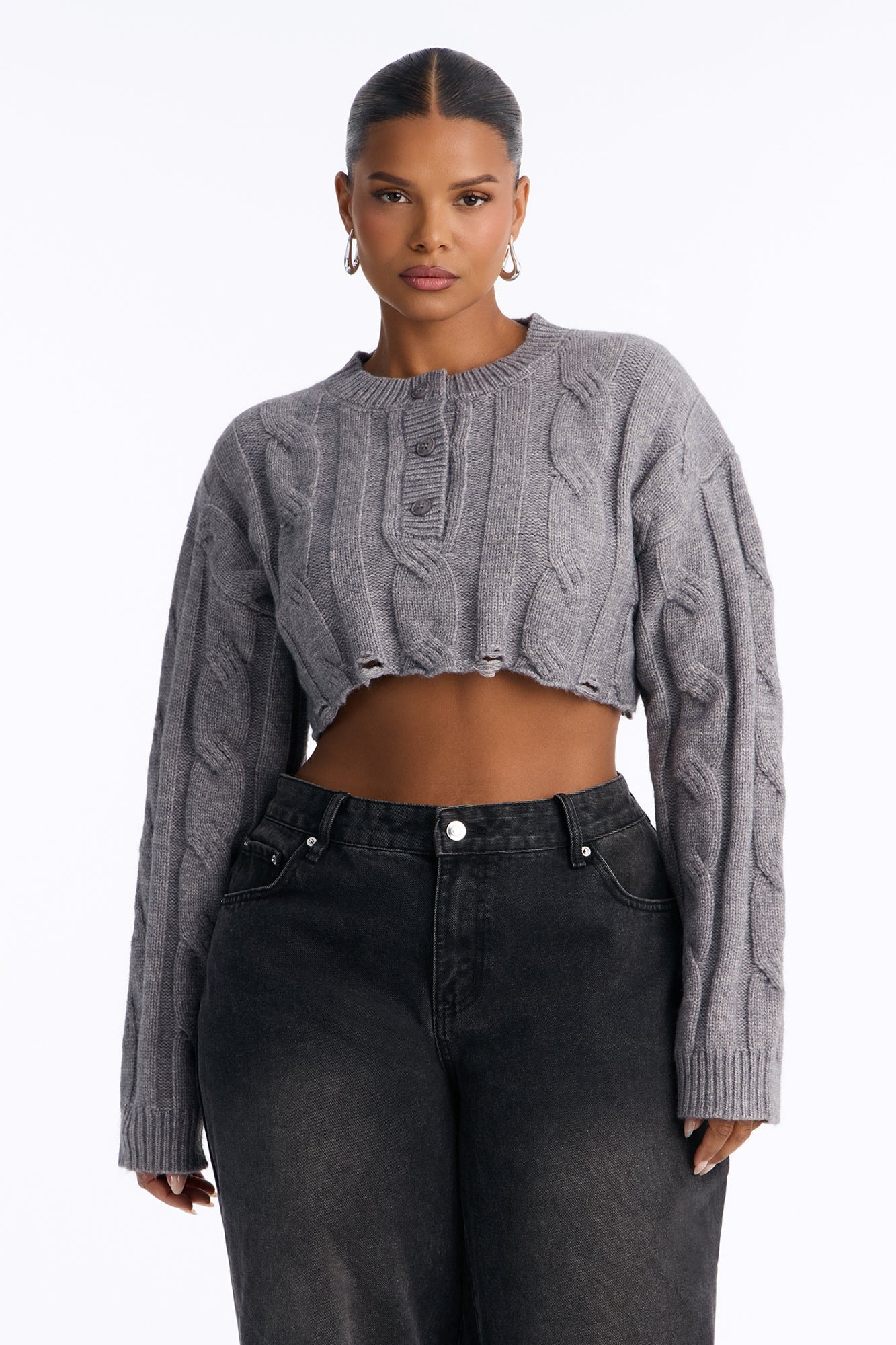 Stayin' In Tune Sweater - Heather Grey image 1