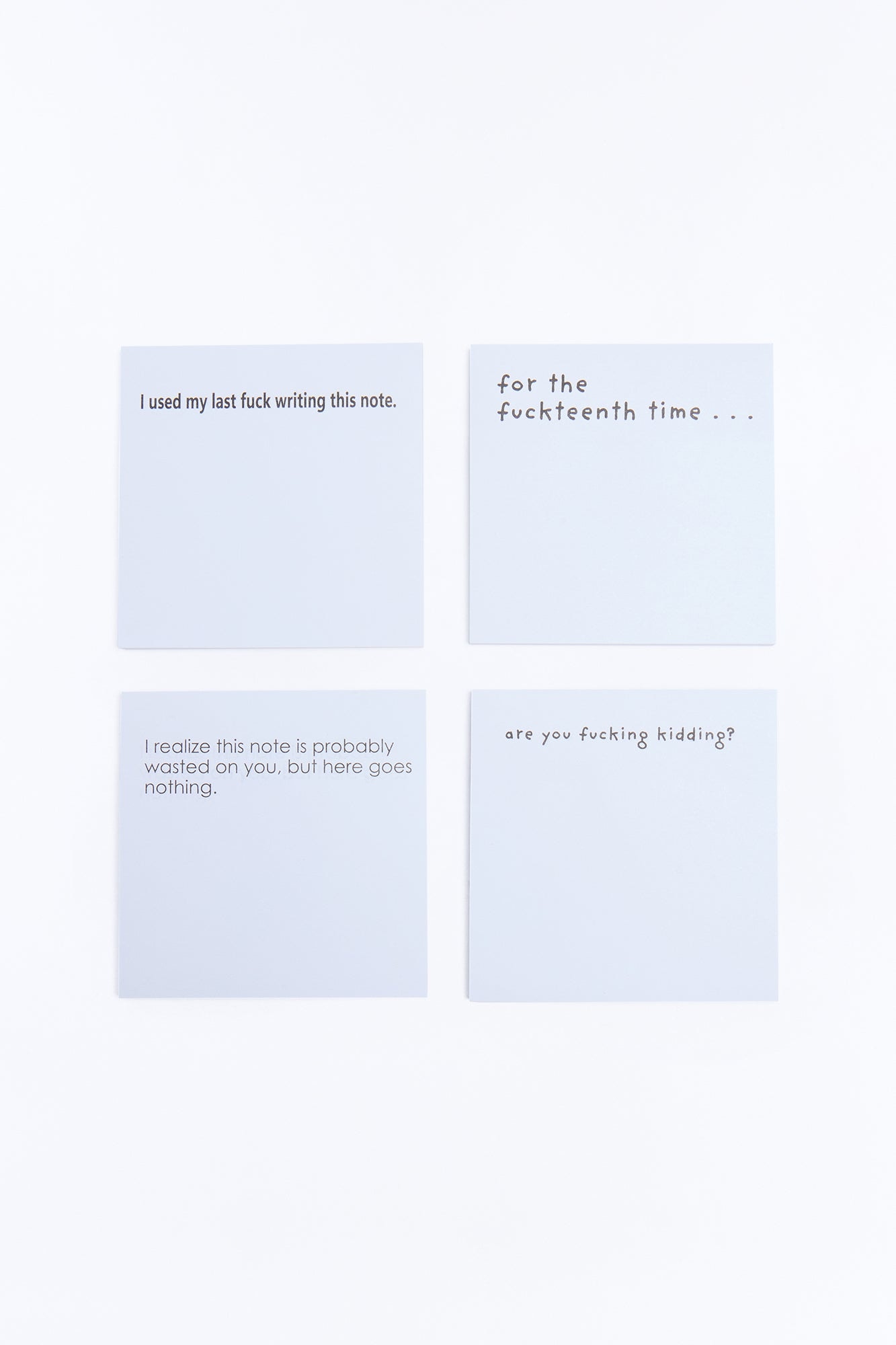 Snappy AF Sticky Notes 4 Pack Set - White image 1