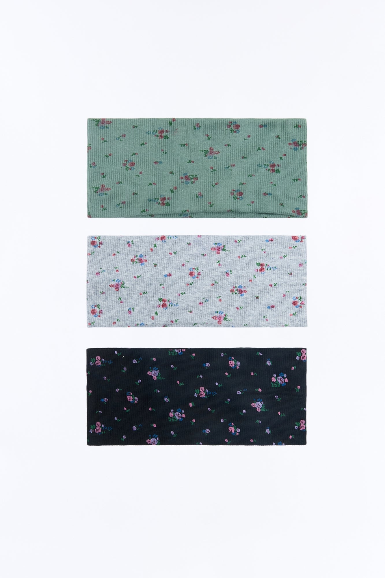 Flowers On My Mind 3 Piece Headband Set - Multi Color image 1