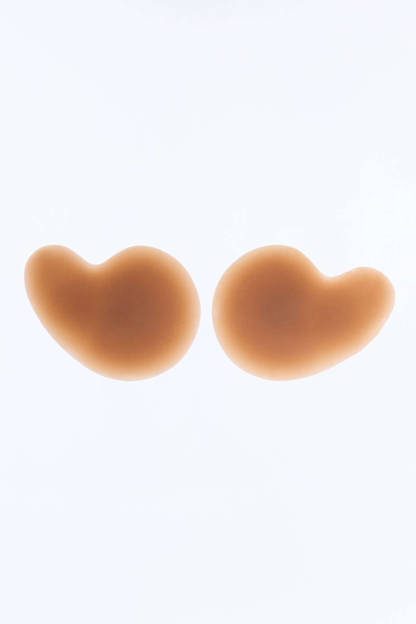 Smooth Lifting Nipple Cover Silicone Bra Pasties - Brown image 1