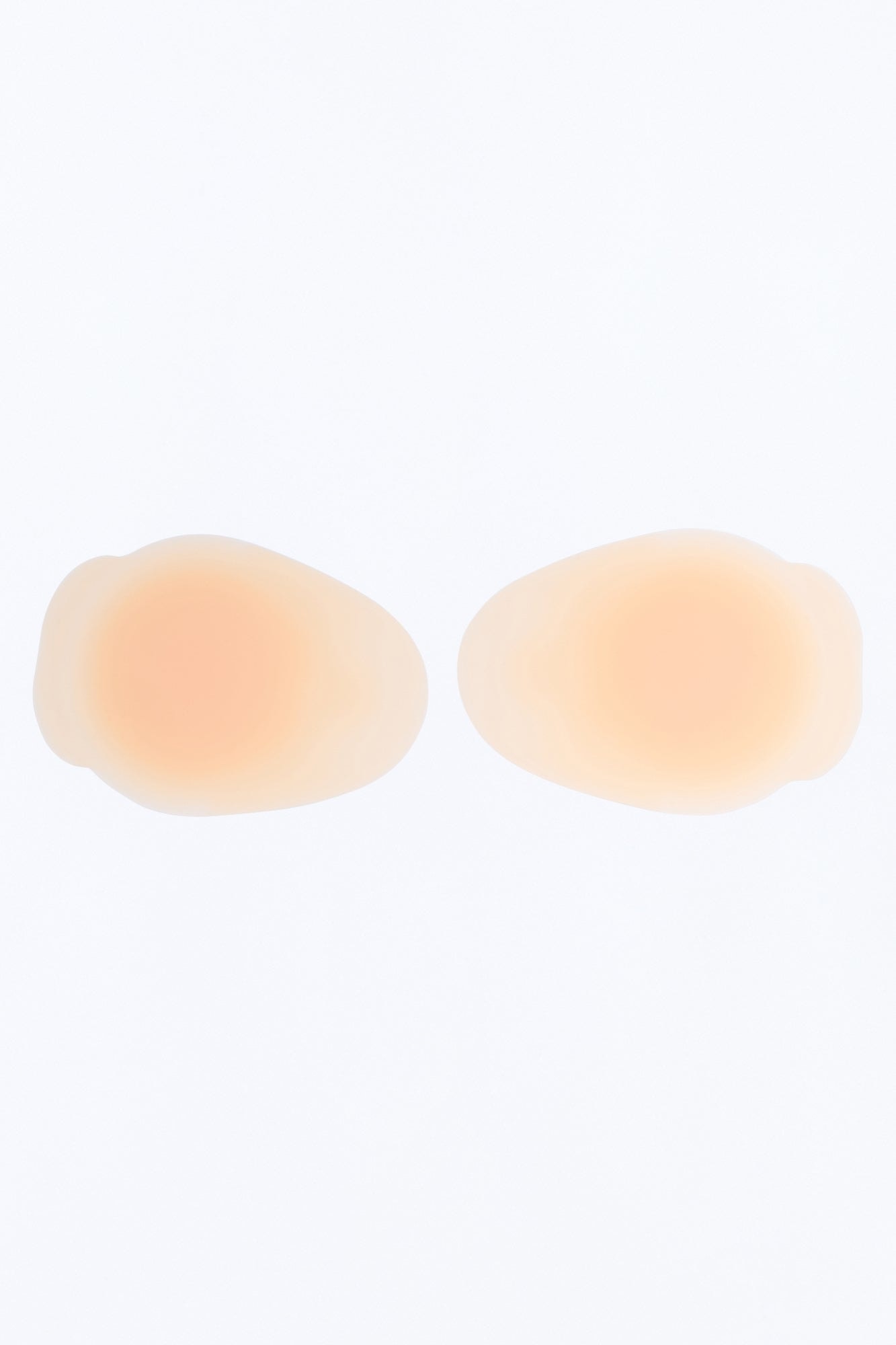 Smooth Nipple Cover Silicone Bra Pasties - Tan image 1
