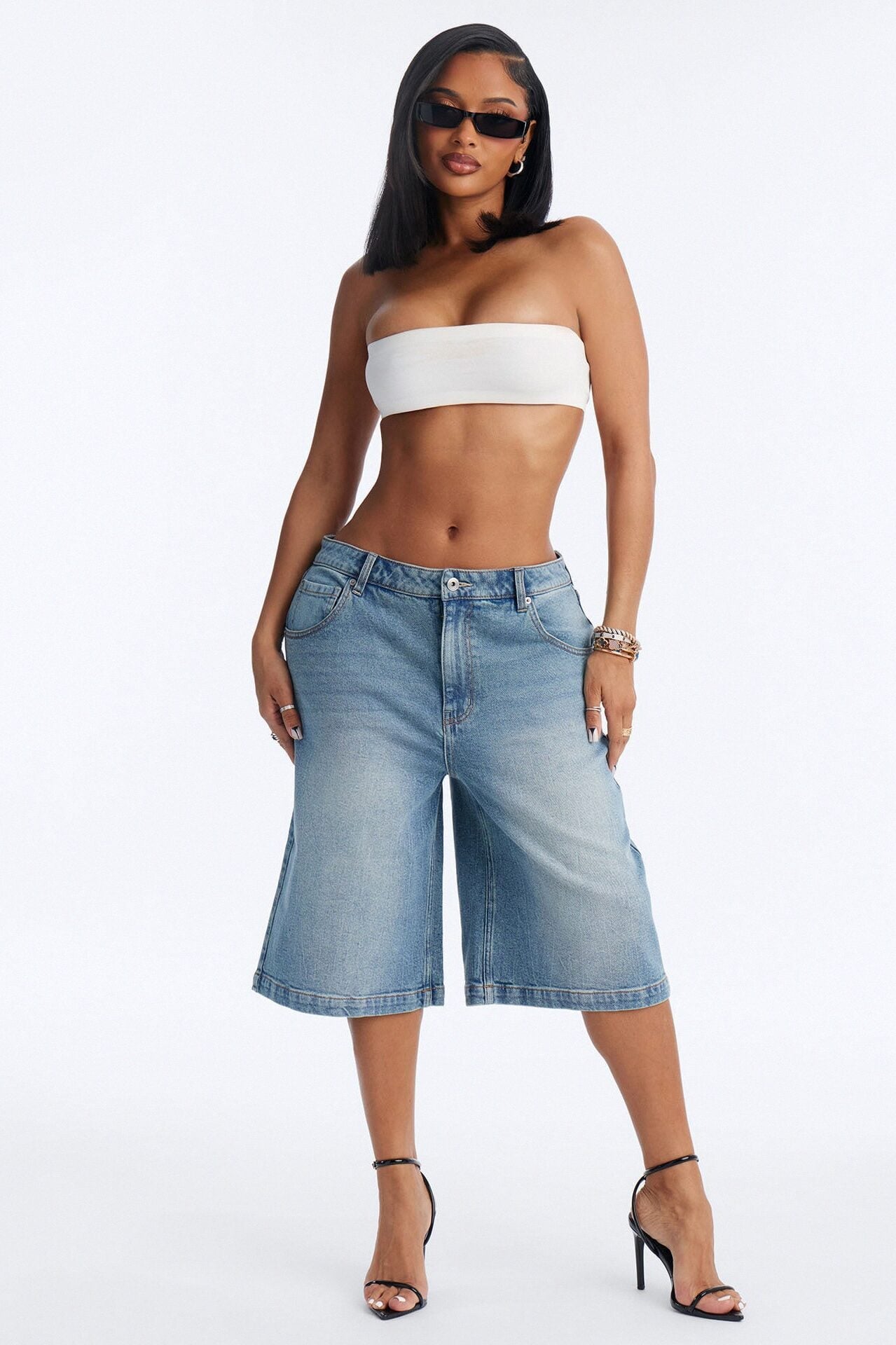 Dream Destination Denim Jorts - Vintage Wash image 1