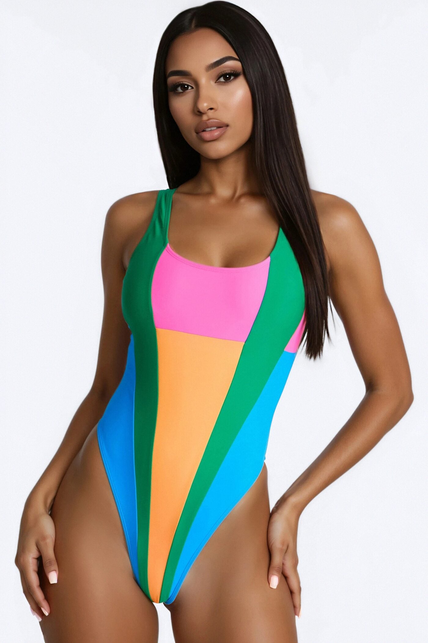 Manhattan Beach Moment 1 Piece Swimsuit - Multi Color image 1