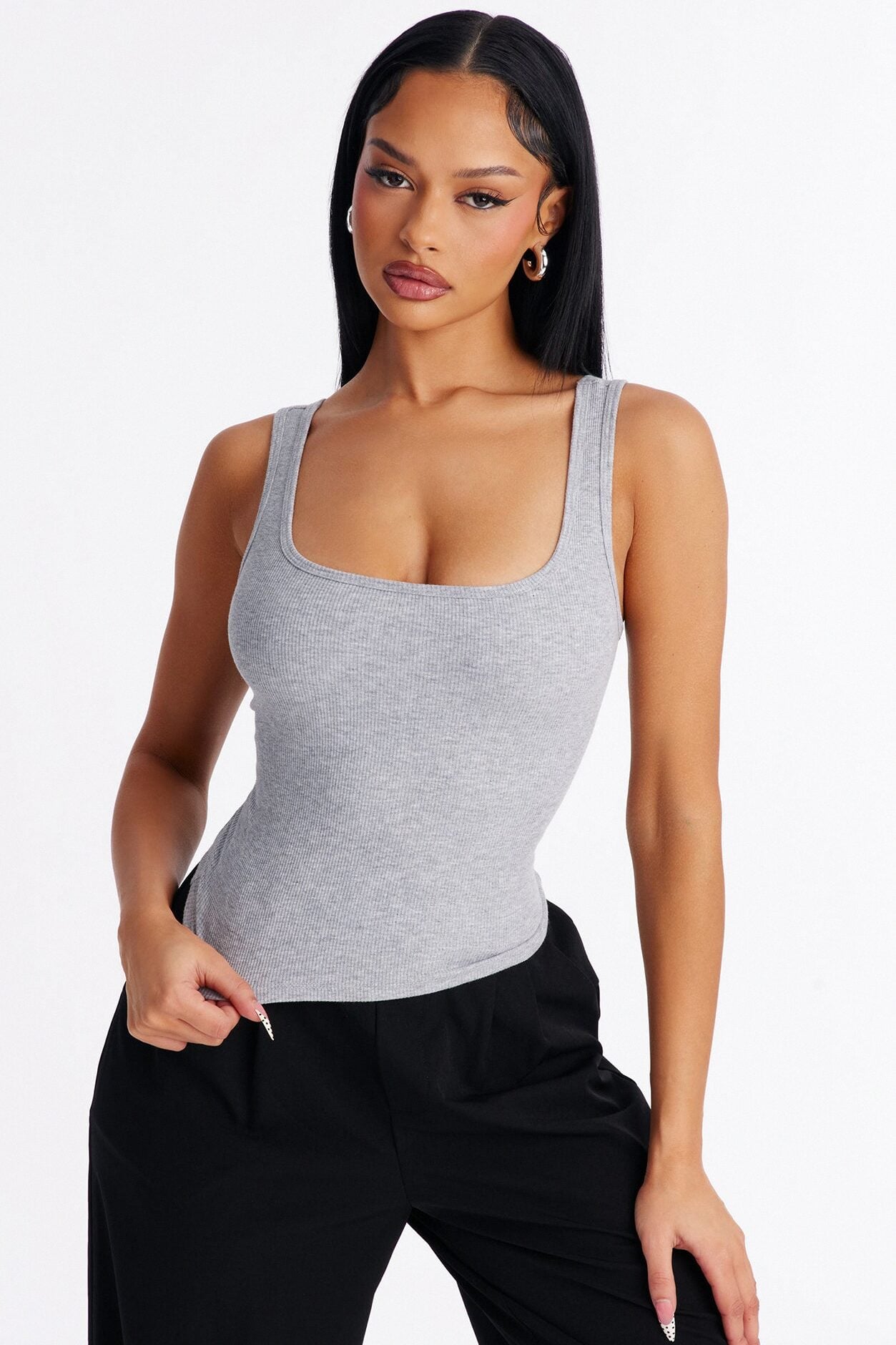 Keep It Classic Basic Tank Top - Heather image 1