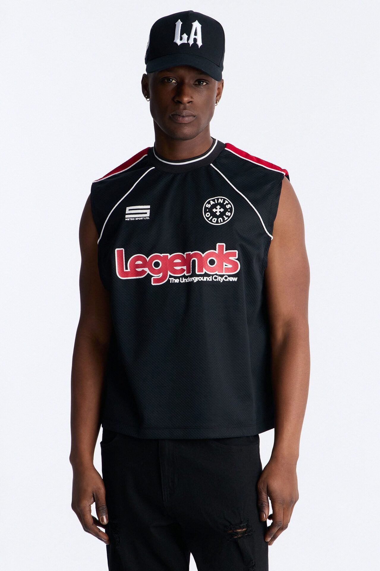 9 Legends Sleeveless Jersey - Black image 1