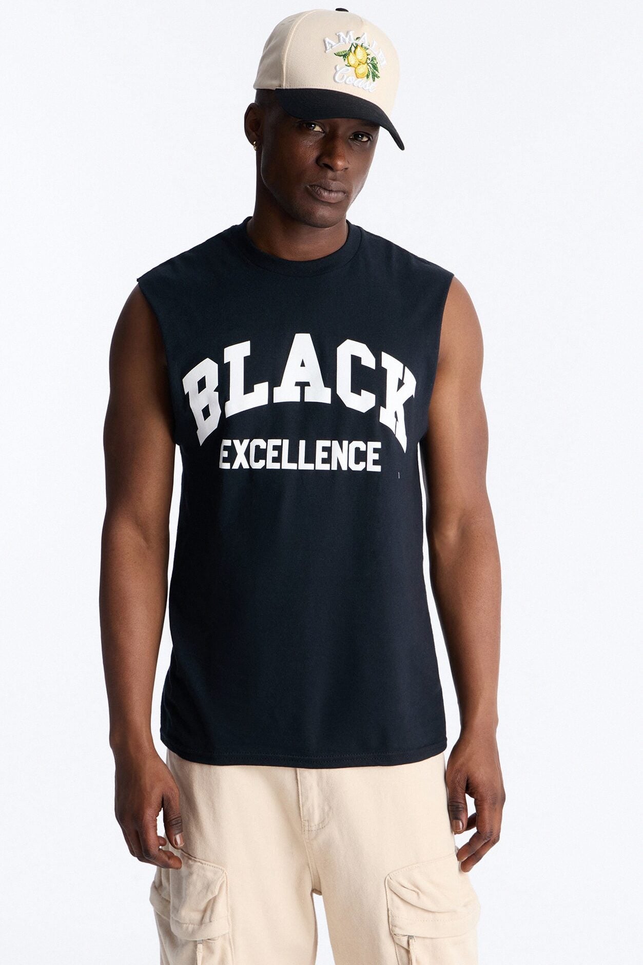 Black Excellence Muscle Tee - Black image 1