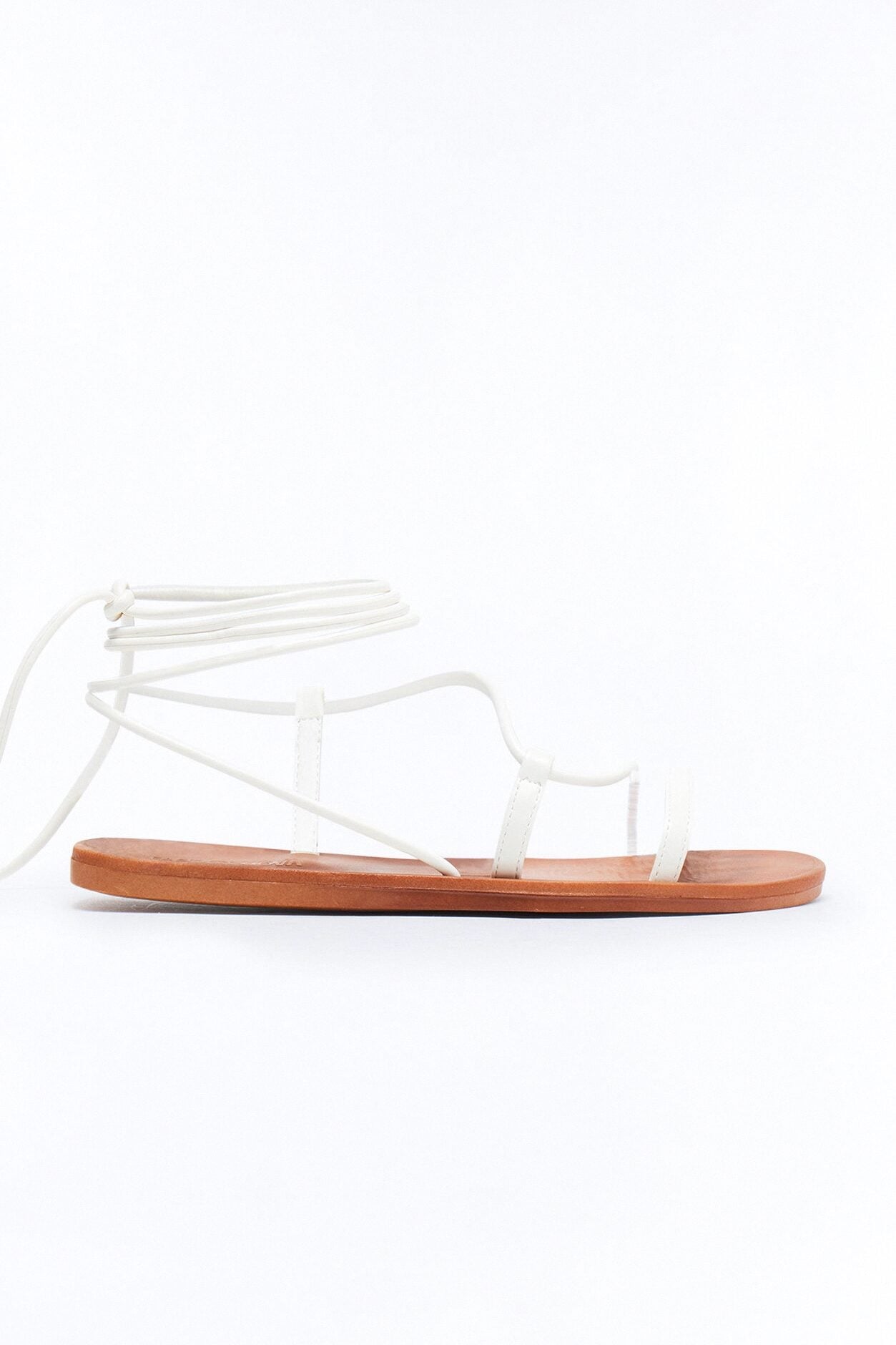 Your Best Choice Flat Sandals - White image 1