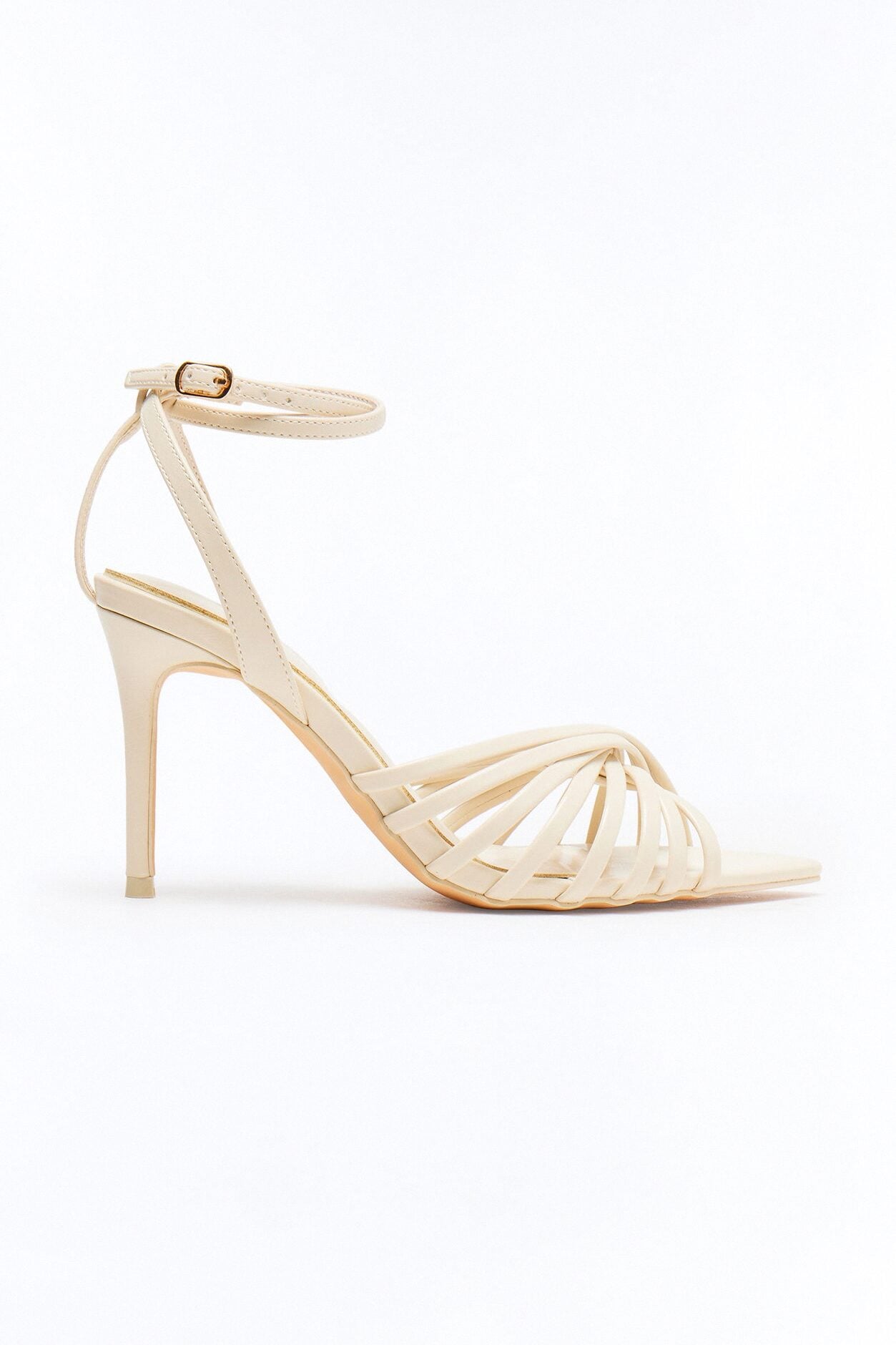 Dayza Ankle Strap Heels - Ivory image 1
