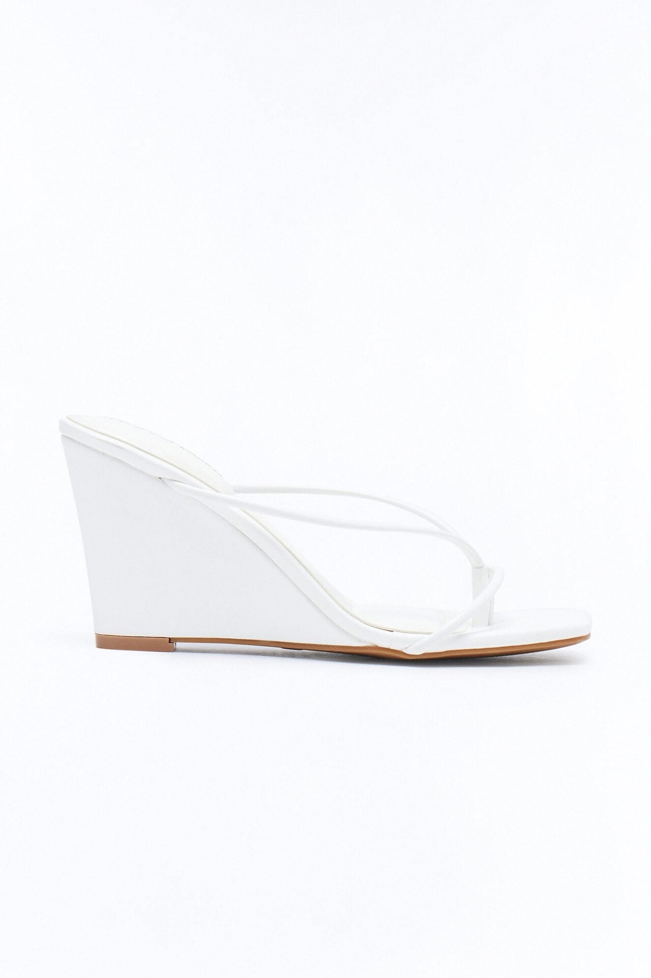 Kellie Thong Wedges - White image 1