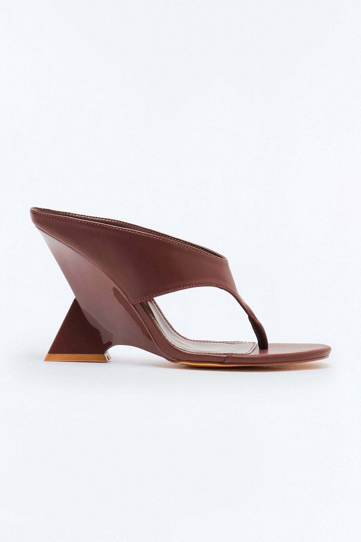Kaykay Thong Novelty Wedges - Brown image 1