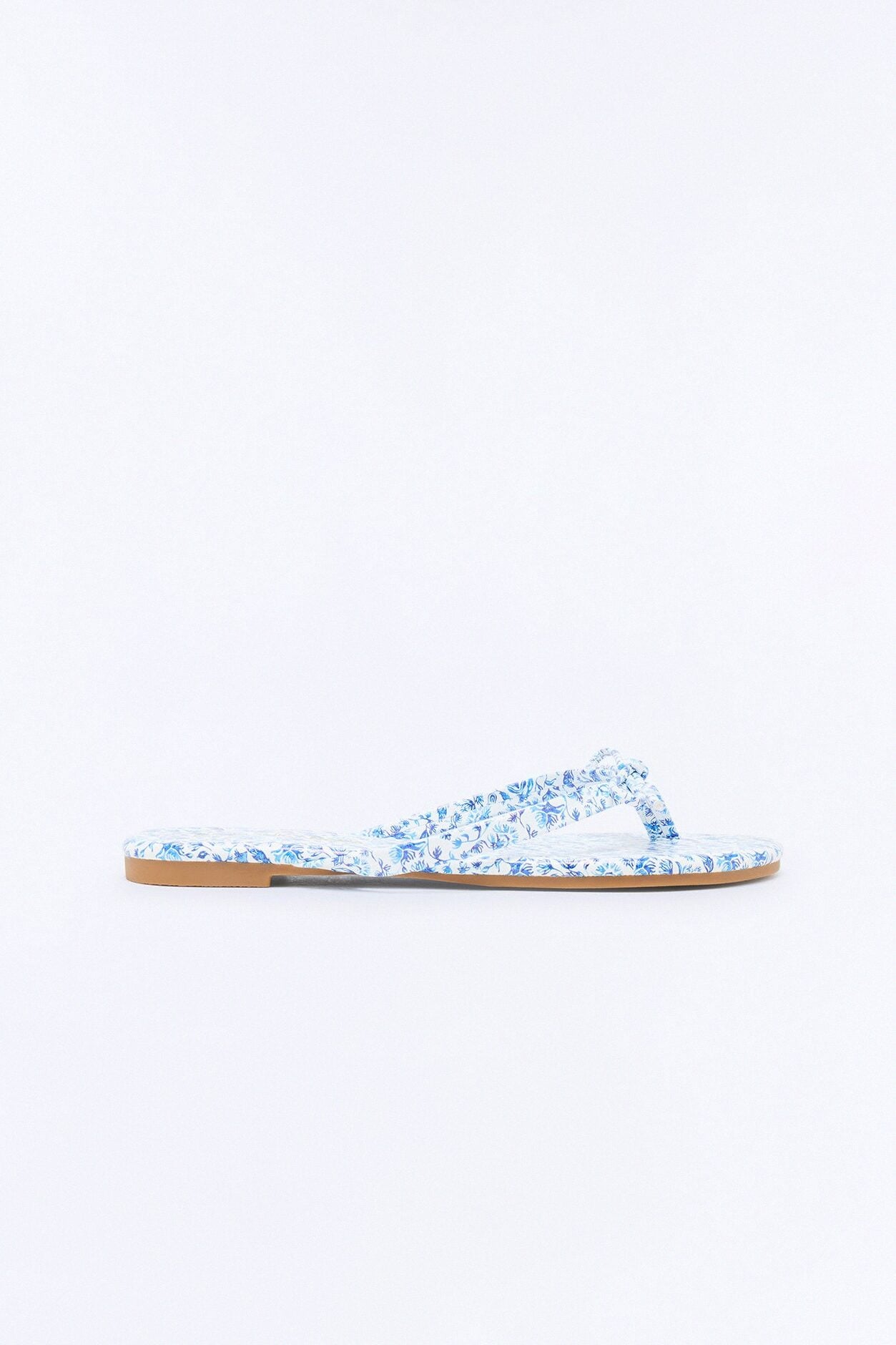 Taytay Bow Flip Flops - Blue/combo image 1