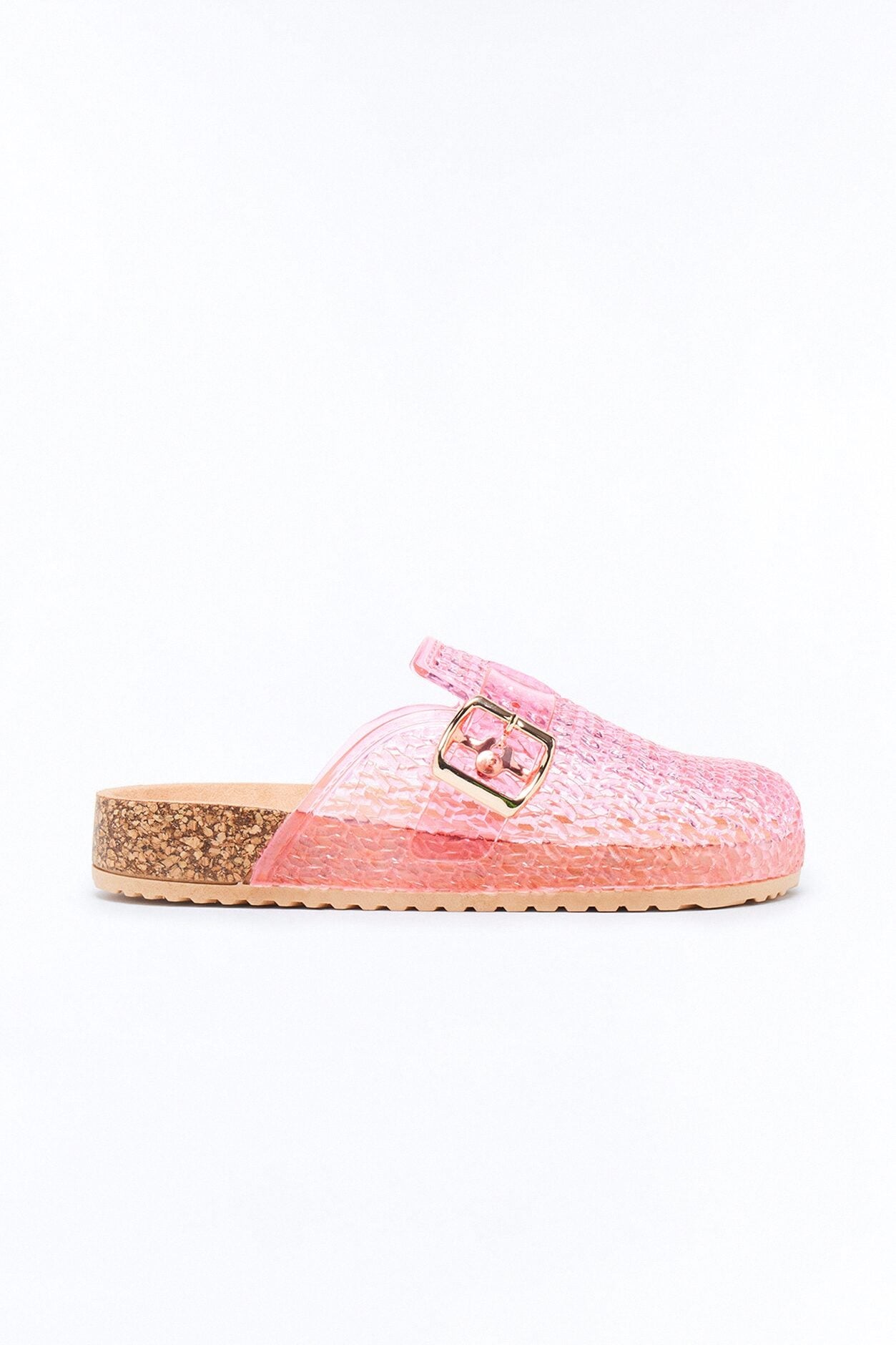 Boba Buckle Jelly Slides - Pink image 1