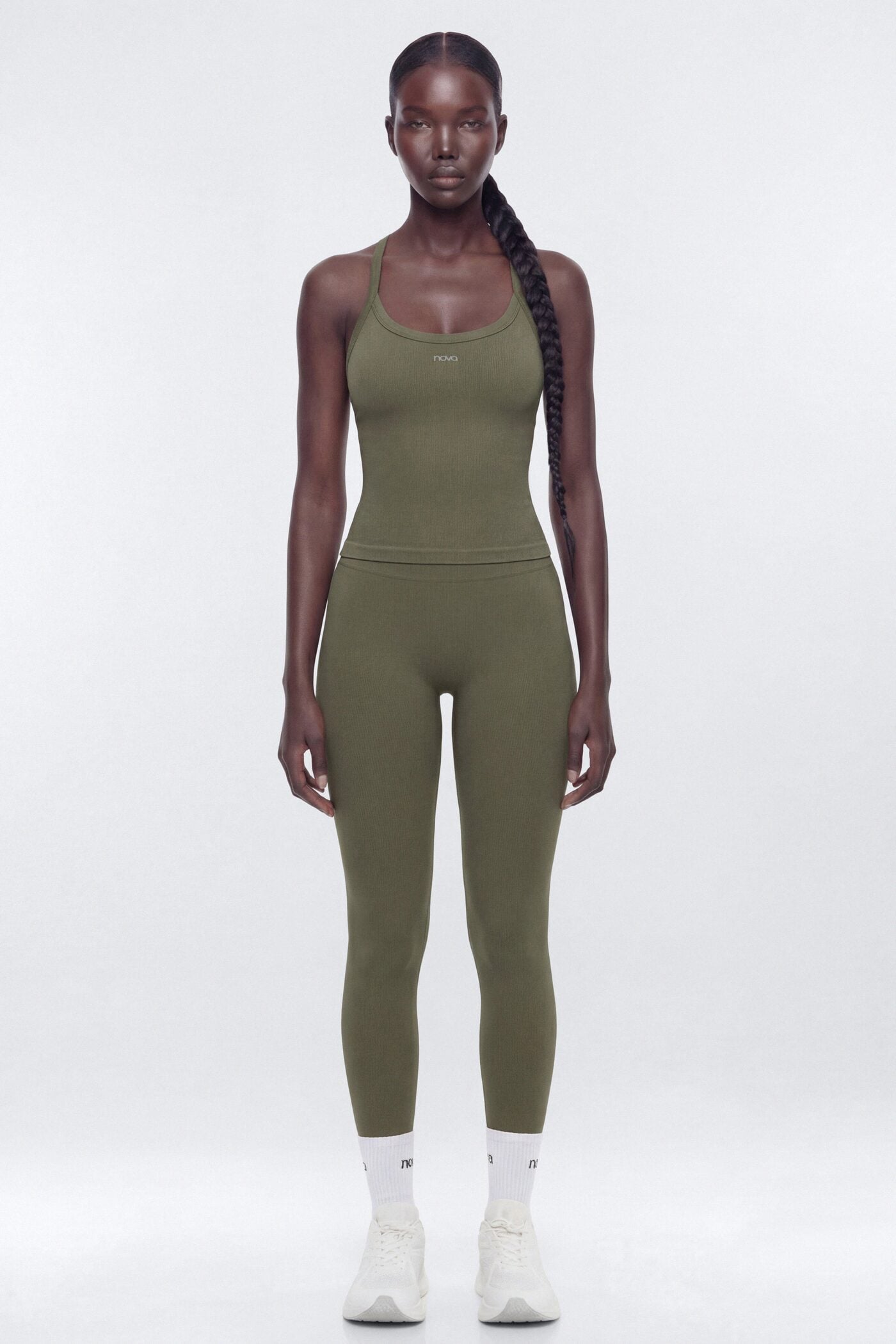 SeamlessLift™ 25″ High Rise Legging - Moss image 1