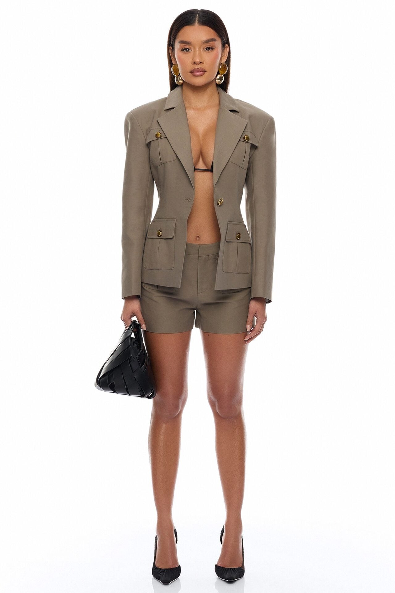 Morgan Cargo Short - Olive image 1