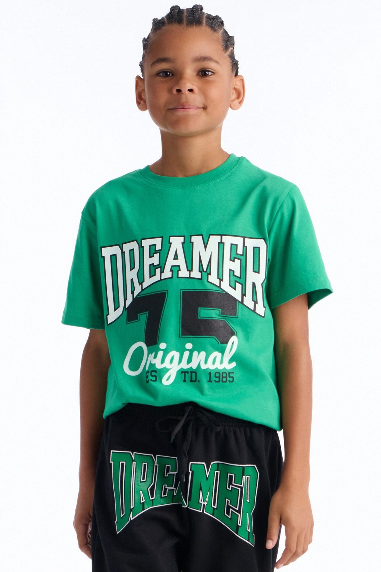 Mini Dreamer For Life Short Set - Green/combo image 1