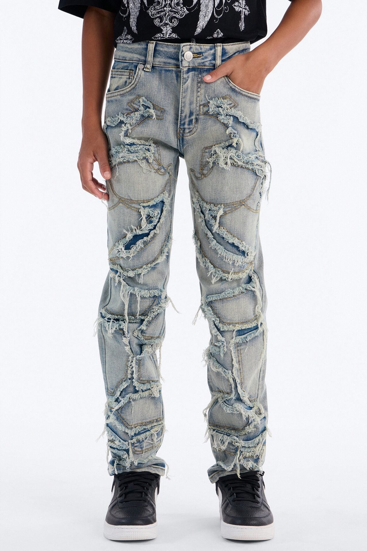Mini Going My Own Way Skinny Jeans - Vintage Wash image 1
