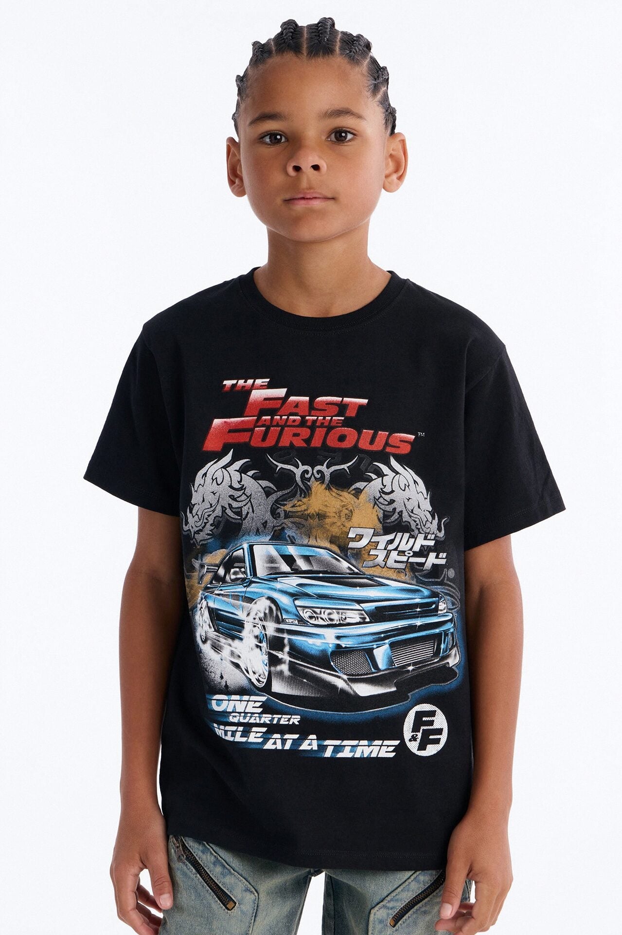 Mini The Fast And Furious One Quarter Mile Short Sleeve Tee - Black image 1