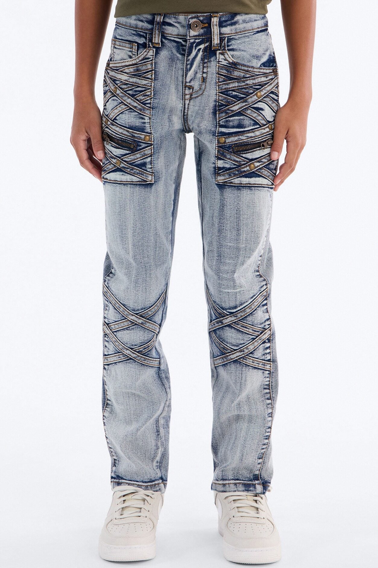 Mini Everything Is Changing Jeans - Vintage Wash image 1