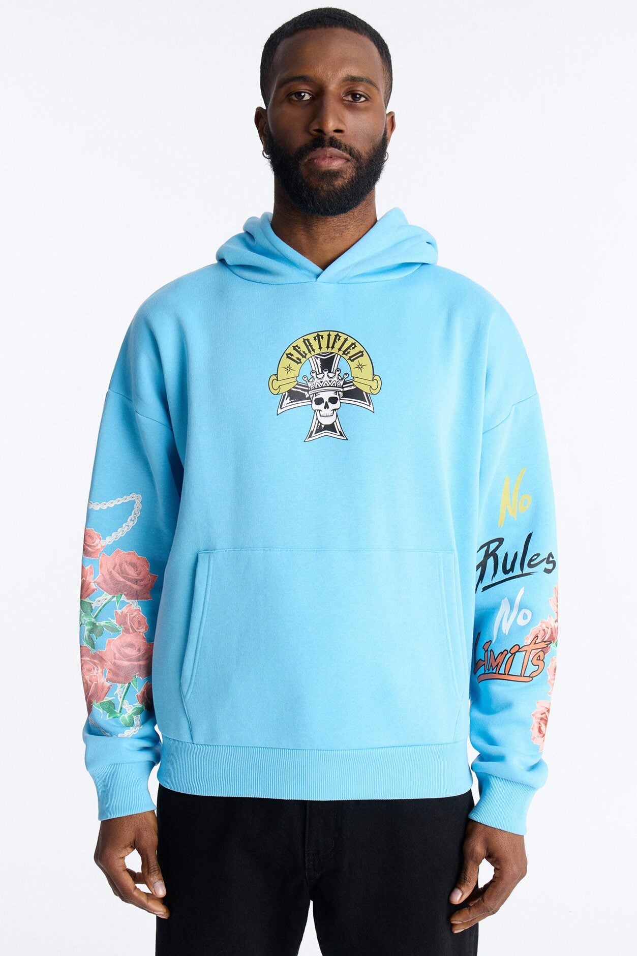 No Rules No Limits Hoodie - Blue image 1