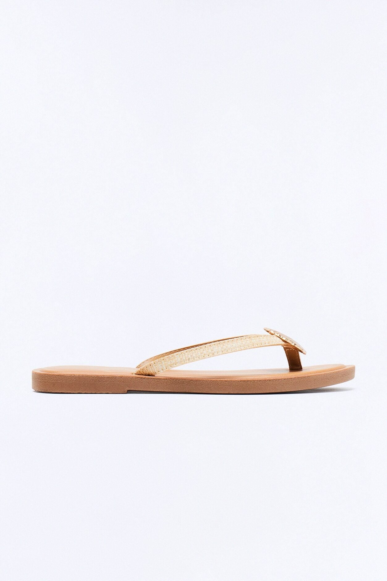 Pari Shell Flip Flops - Natural image 1
