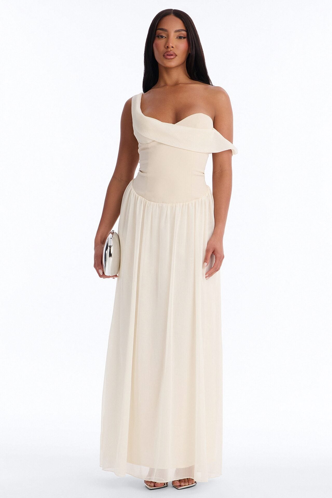 Kaia Drop Waist Gown - Cream image 1