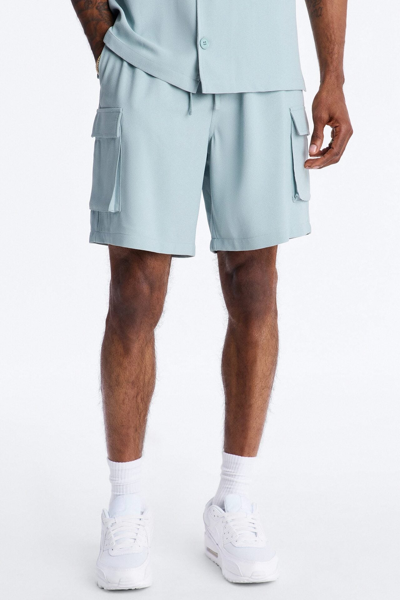 Golden Hour Relaxed Cargo Short - Slate Grey image 1