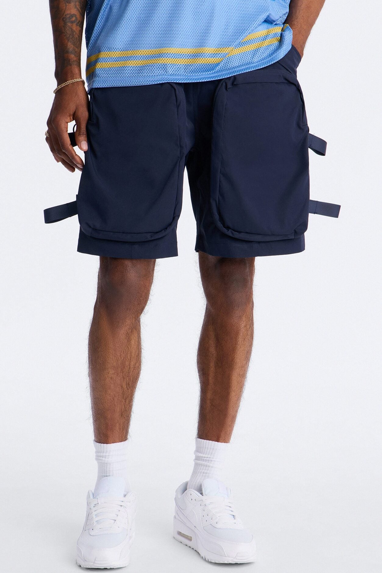 Relaxed Runyon Tech Short - Blue image 1