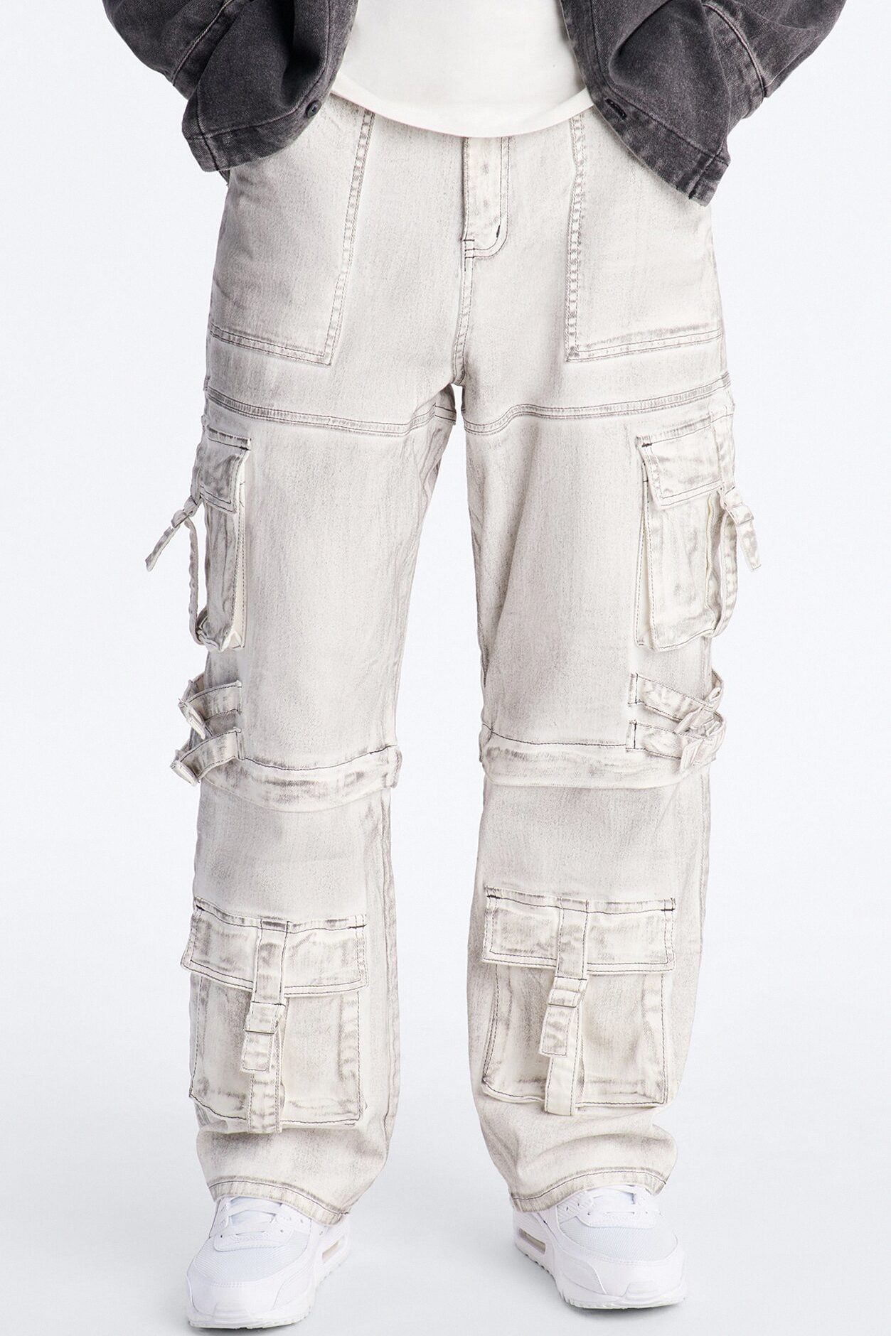 Morph City Switch Cargo Jean - Light Grey image 1