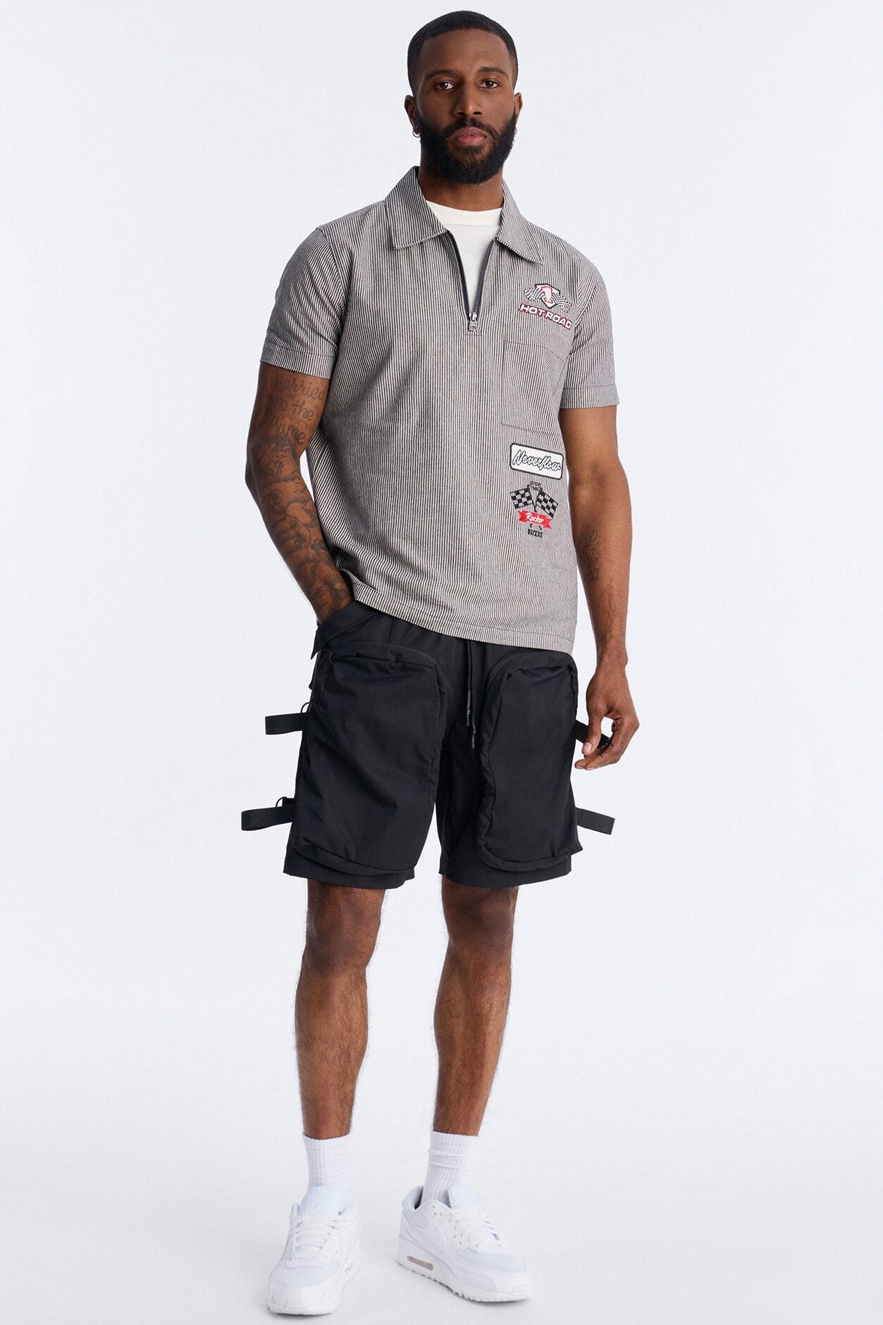 Relaxed Runyon Tech Short - Black image 1