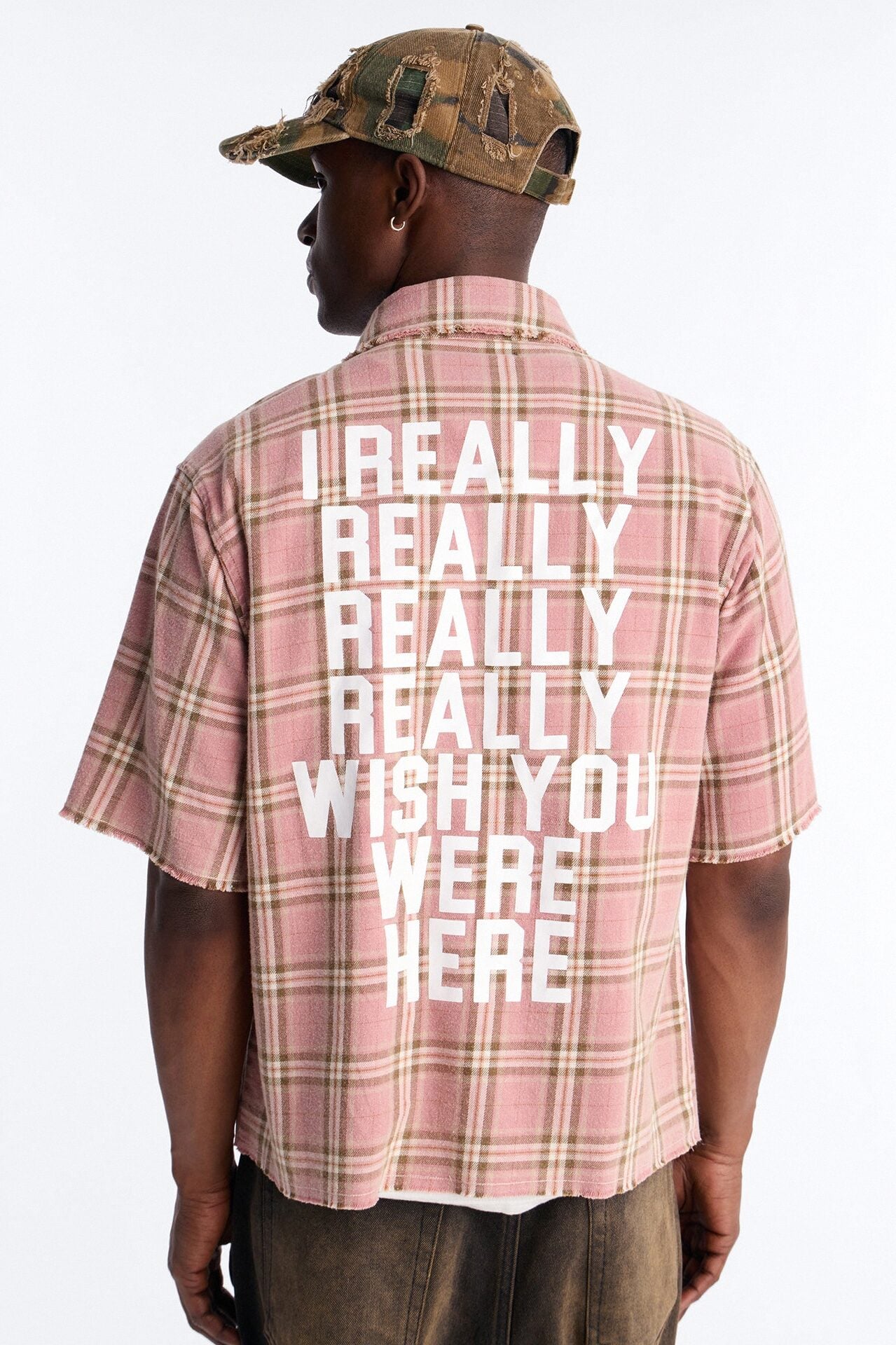 Really Really Flannel Button Up Shirt - Pink image 1