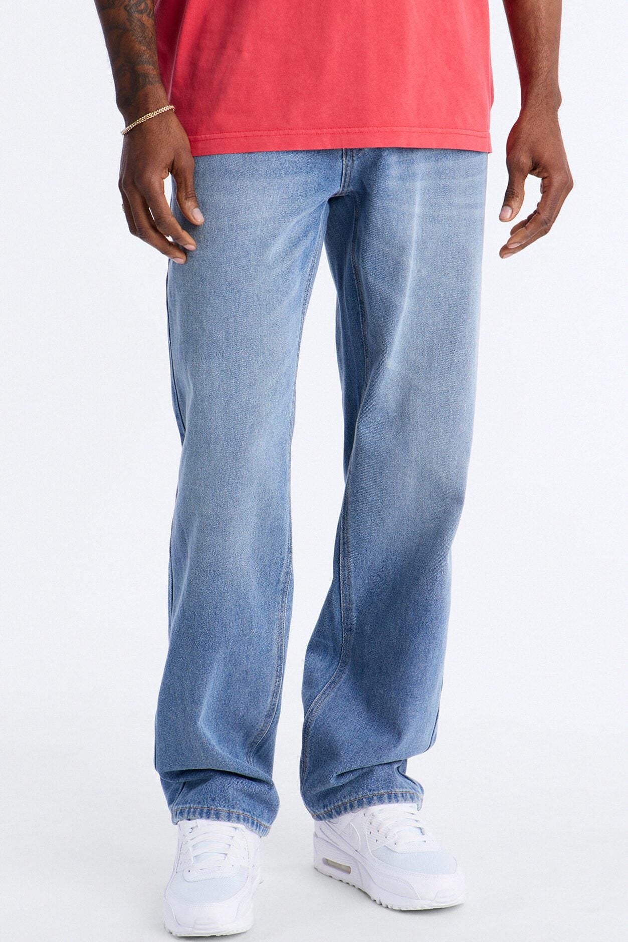 Essential Straight Rigid Jean - Medium Blue Wash image 1