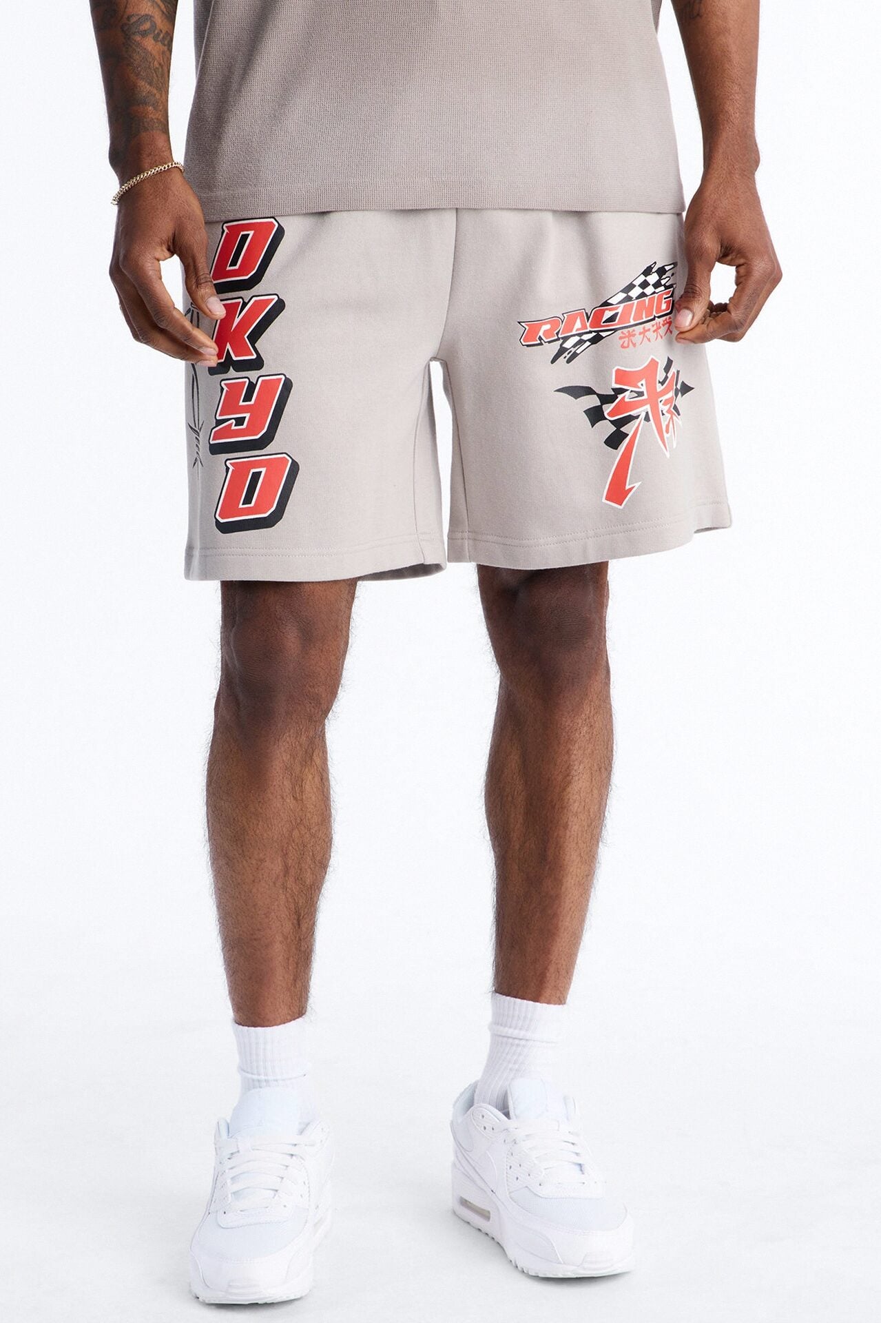 Tokyo Racing Team Sweatshorts - Grey image 1