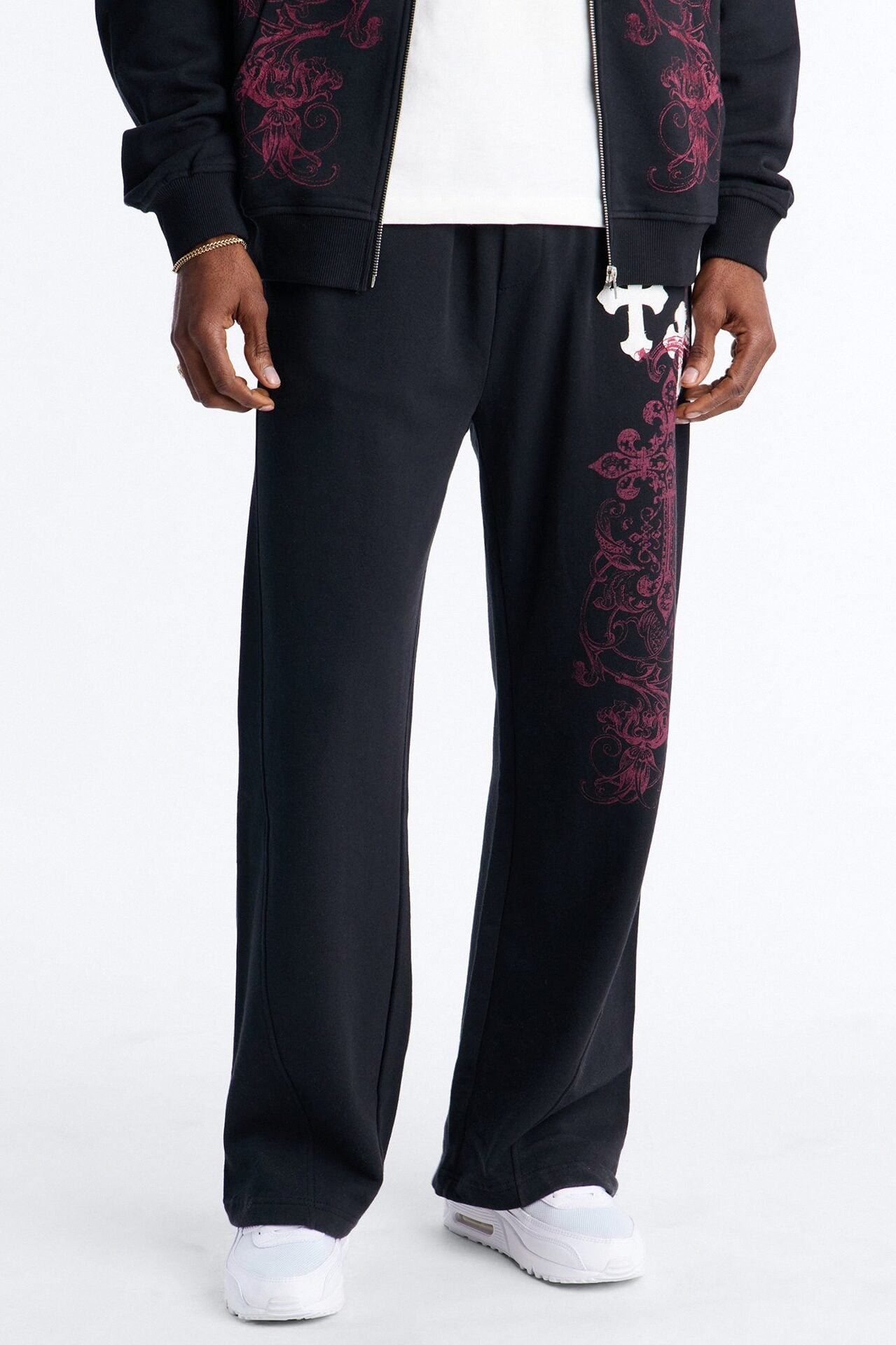 Pick Up Your Cross Patch Sweatpants - Black image 1