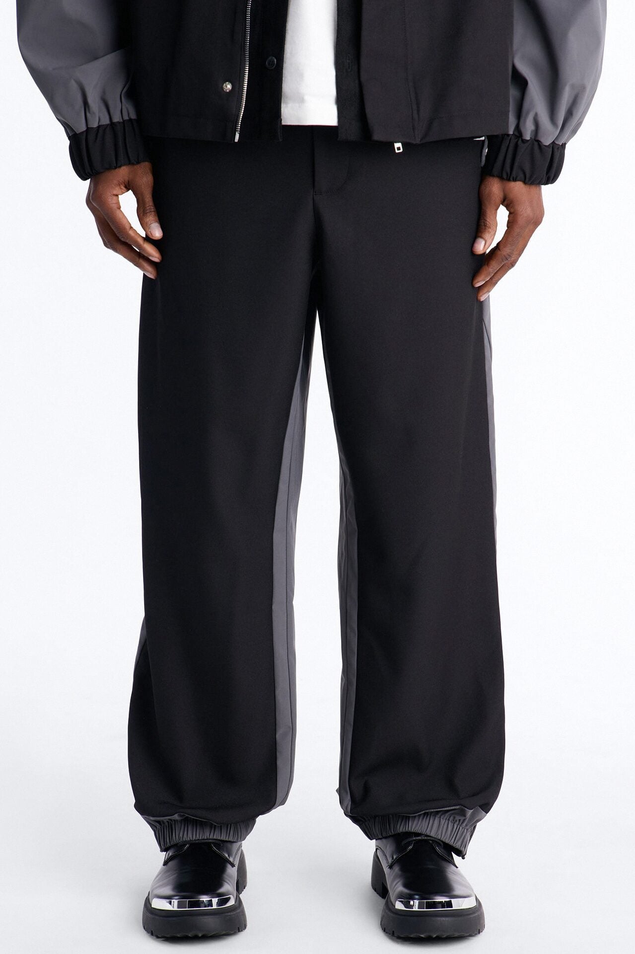 Straight Montalvo Mixed Worlds Trouser - Black image 1