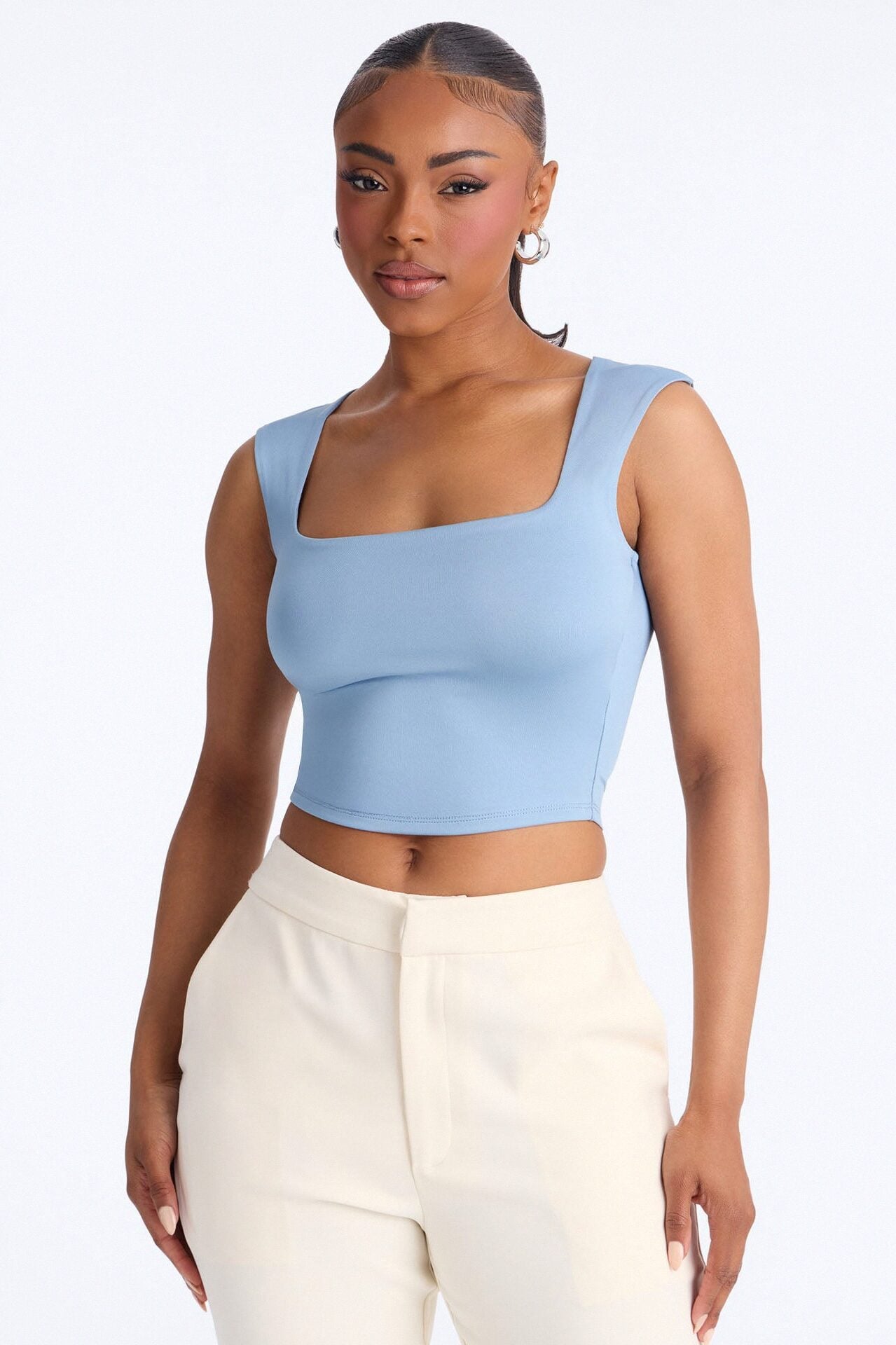 Christine Sleeveless Top - Blue image 1