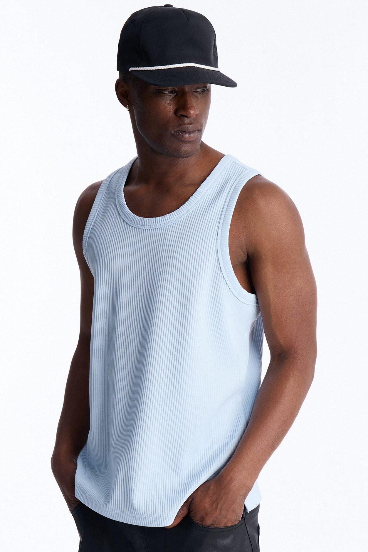 Show Up Tank Top - Light Blue image 1
