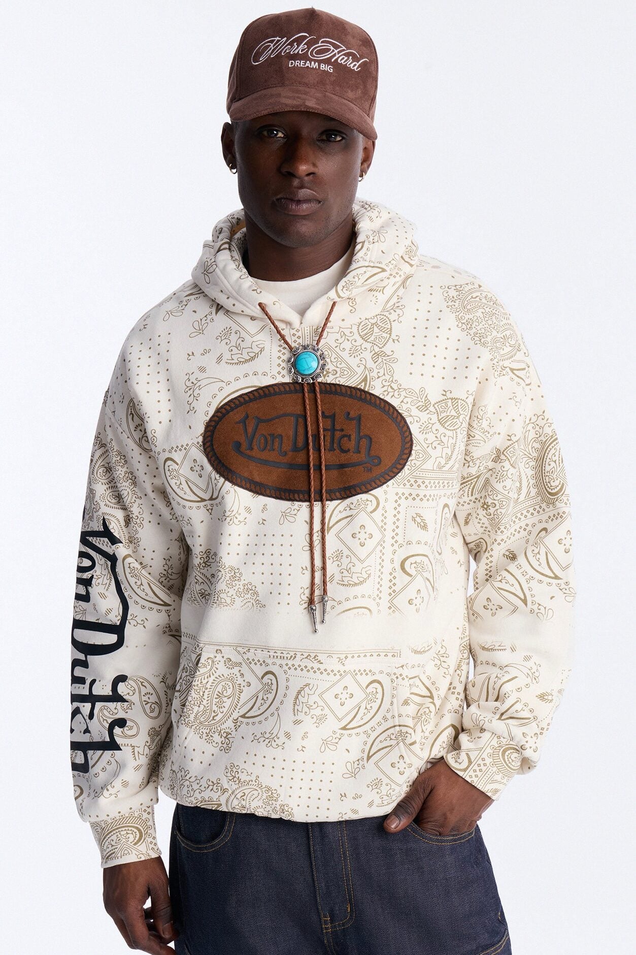 Von Dutch Rodeo Hoodie - Off White image 1