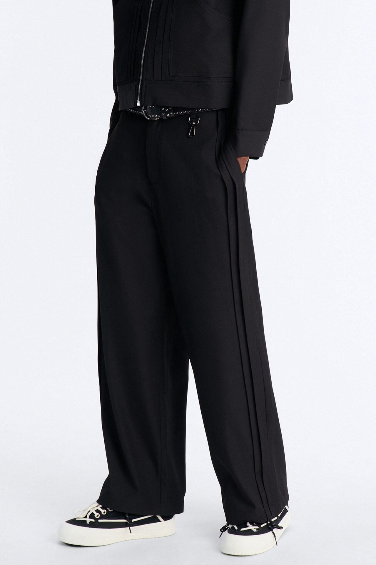 Baggy Vertical Sync Trouser - Black image 1