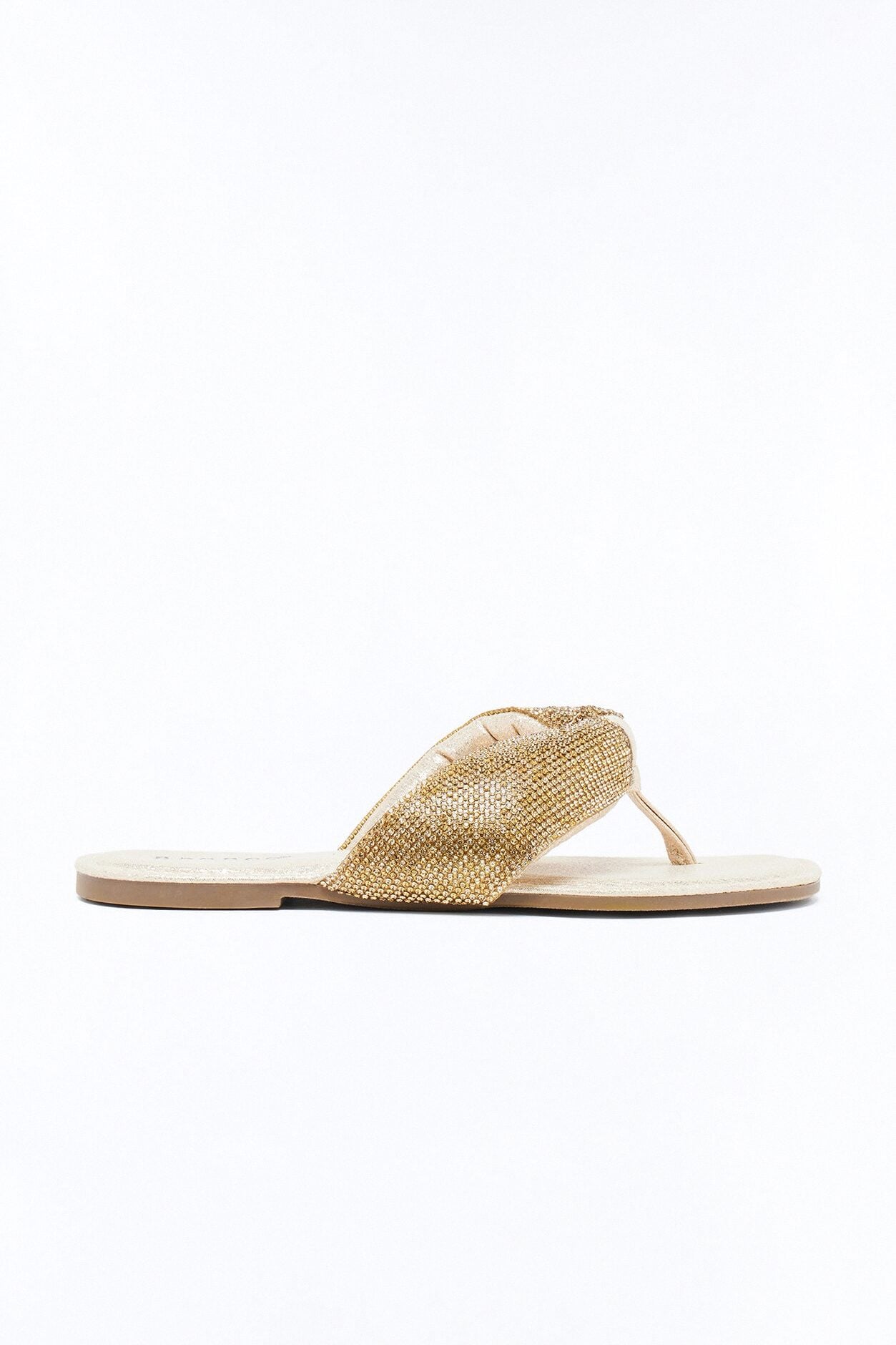 Cover Girl Flip Flops - Gold image 1