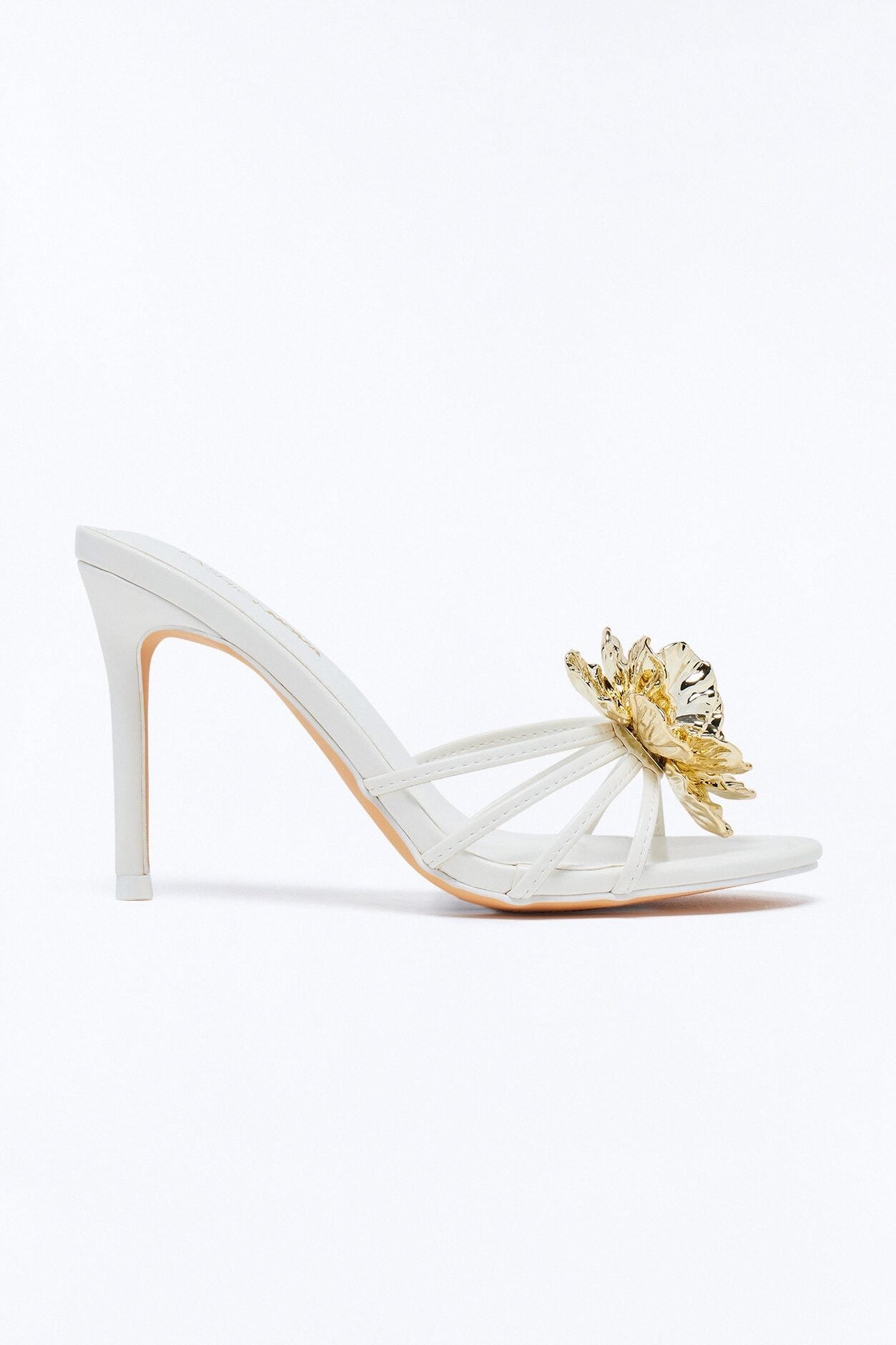 Iana Flower Stiletto Heels - White image 1