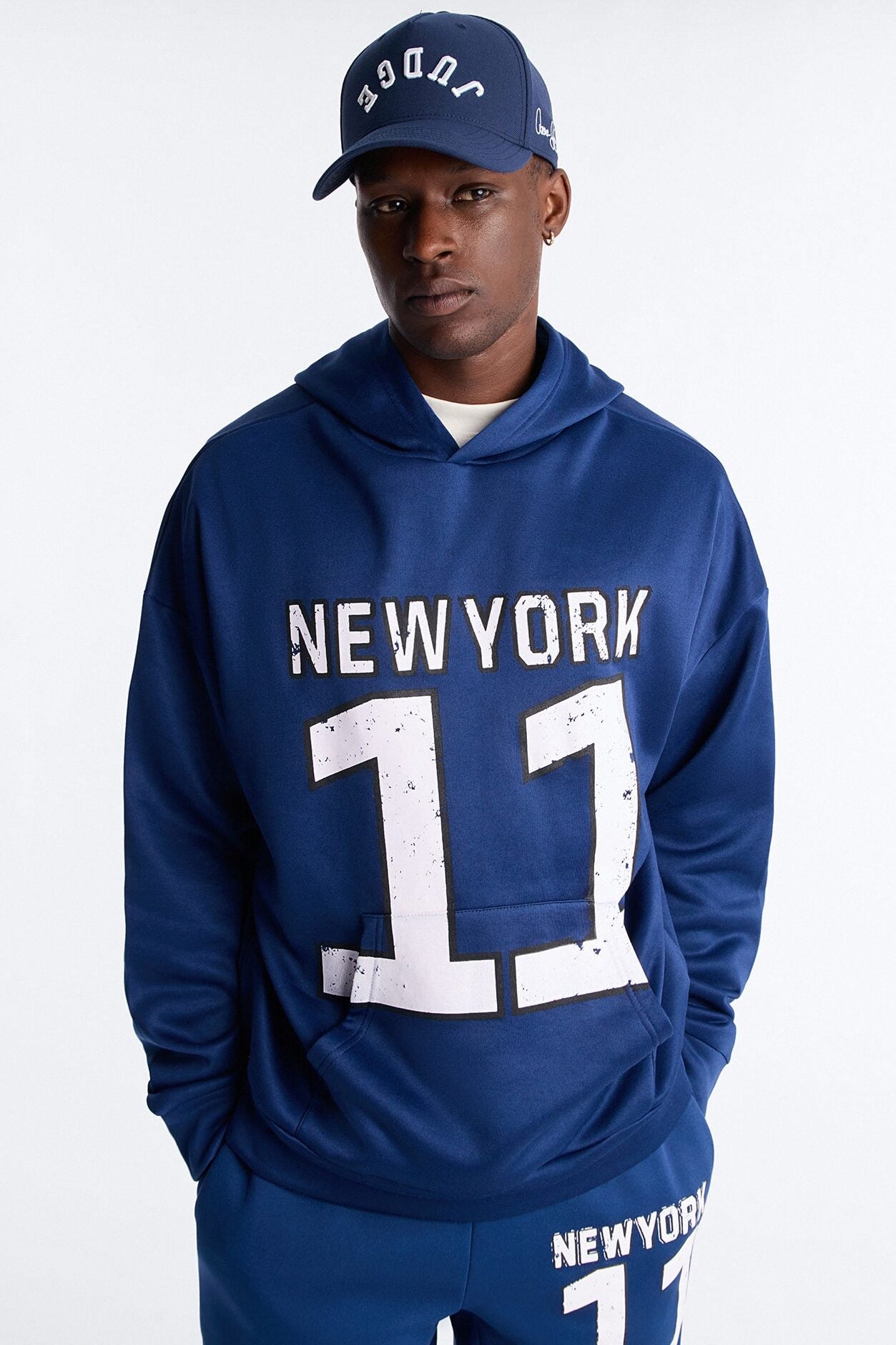 New York Classic Hoodie - Navy image 1