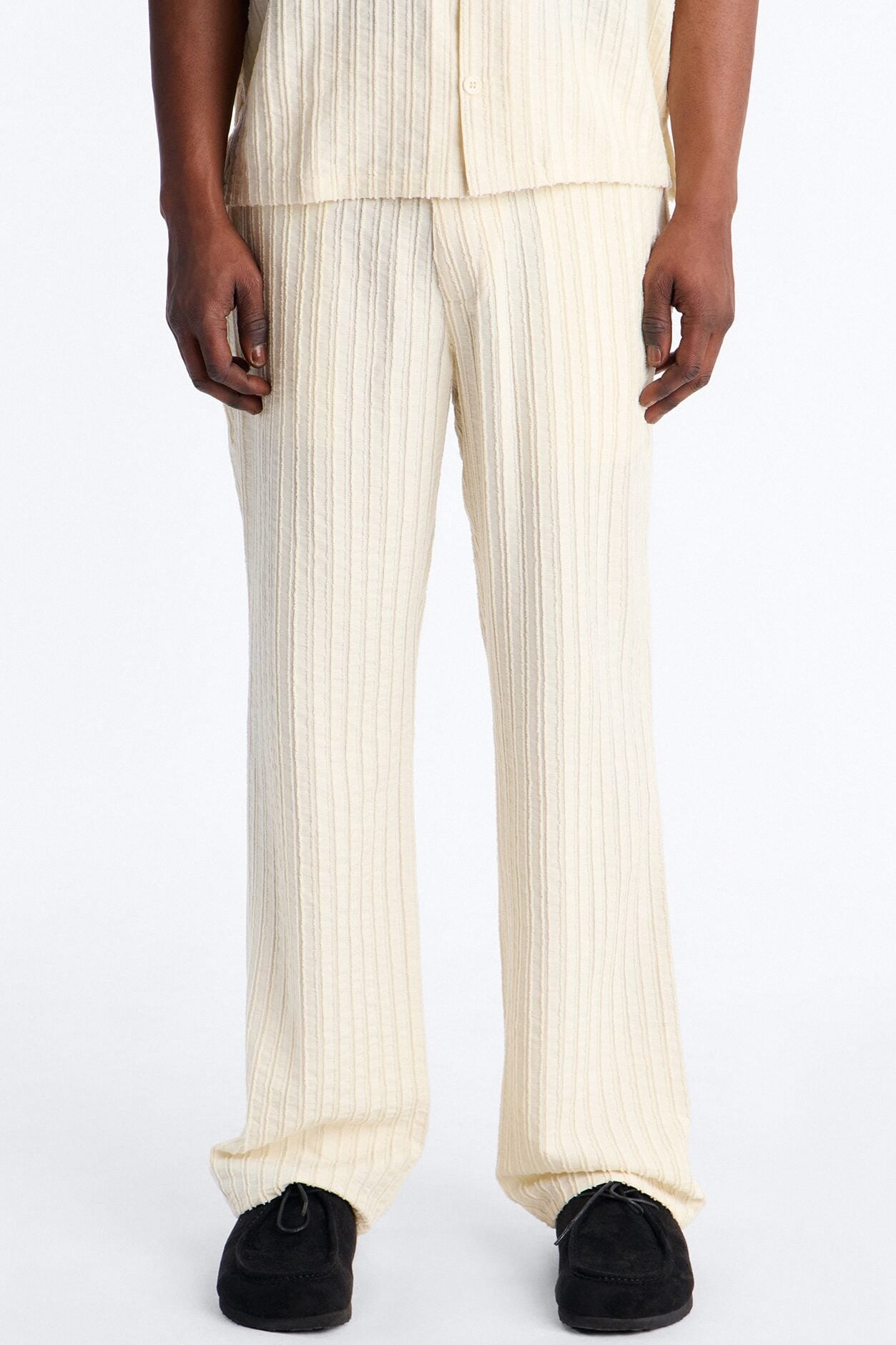 Straight Flare Aegean Pant - Cream image 1