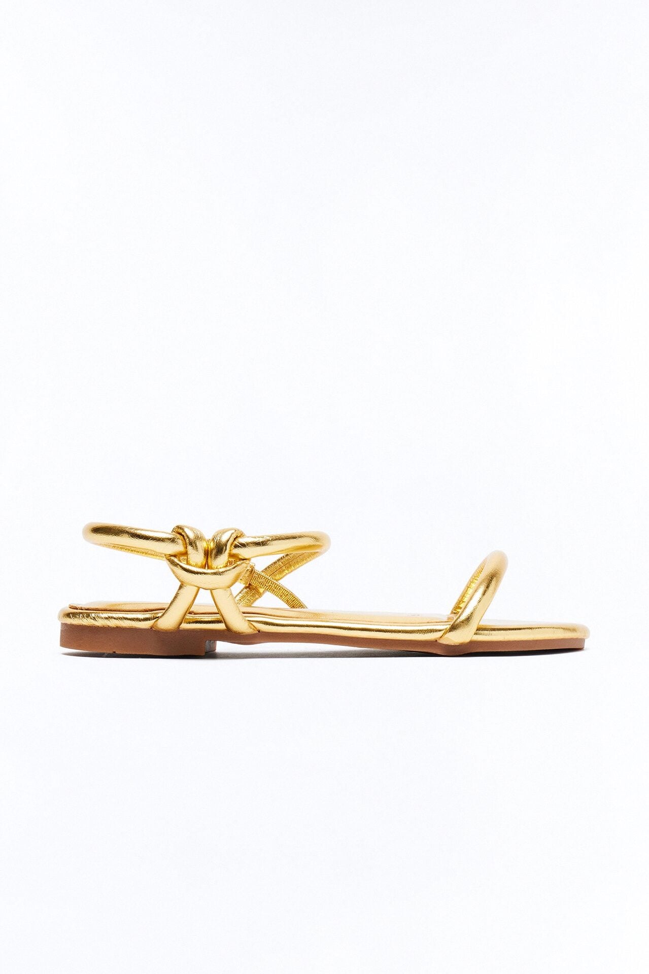 Kira Ankle Strap Sandals - Gold image 1