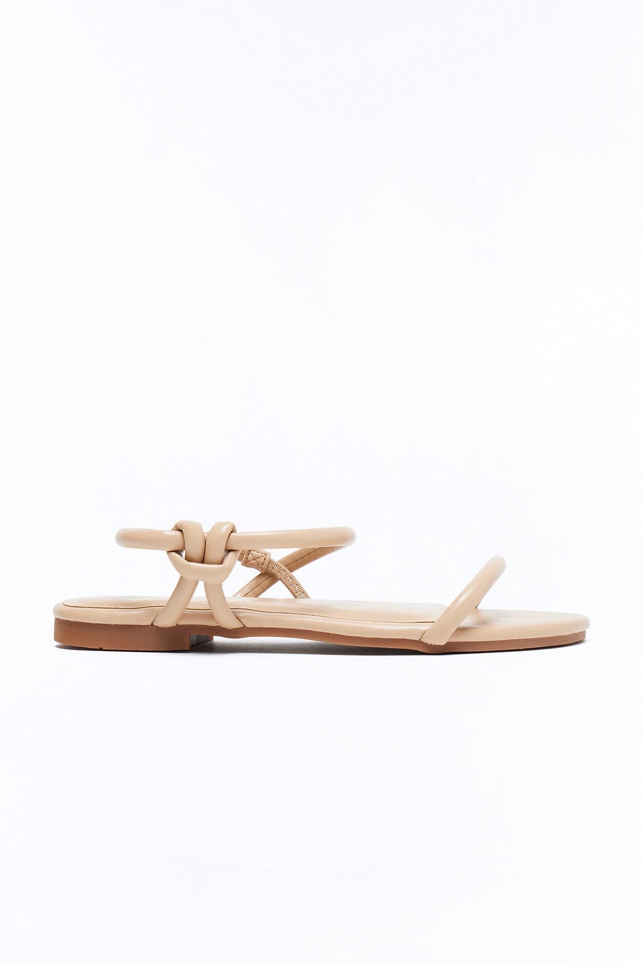Kira Ankle Strap Sandals - Camel image 1