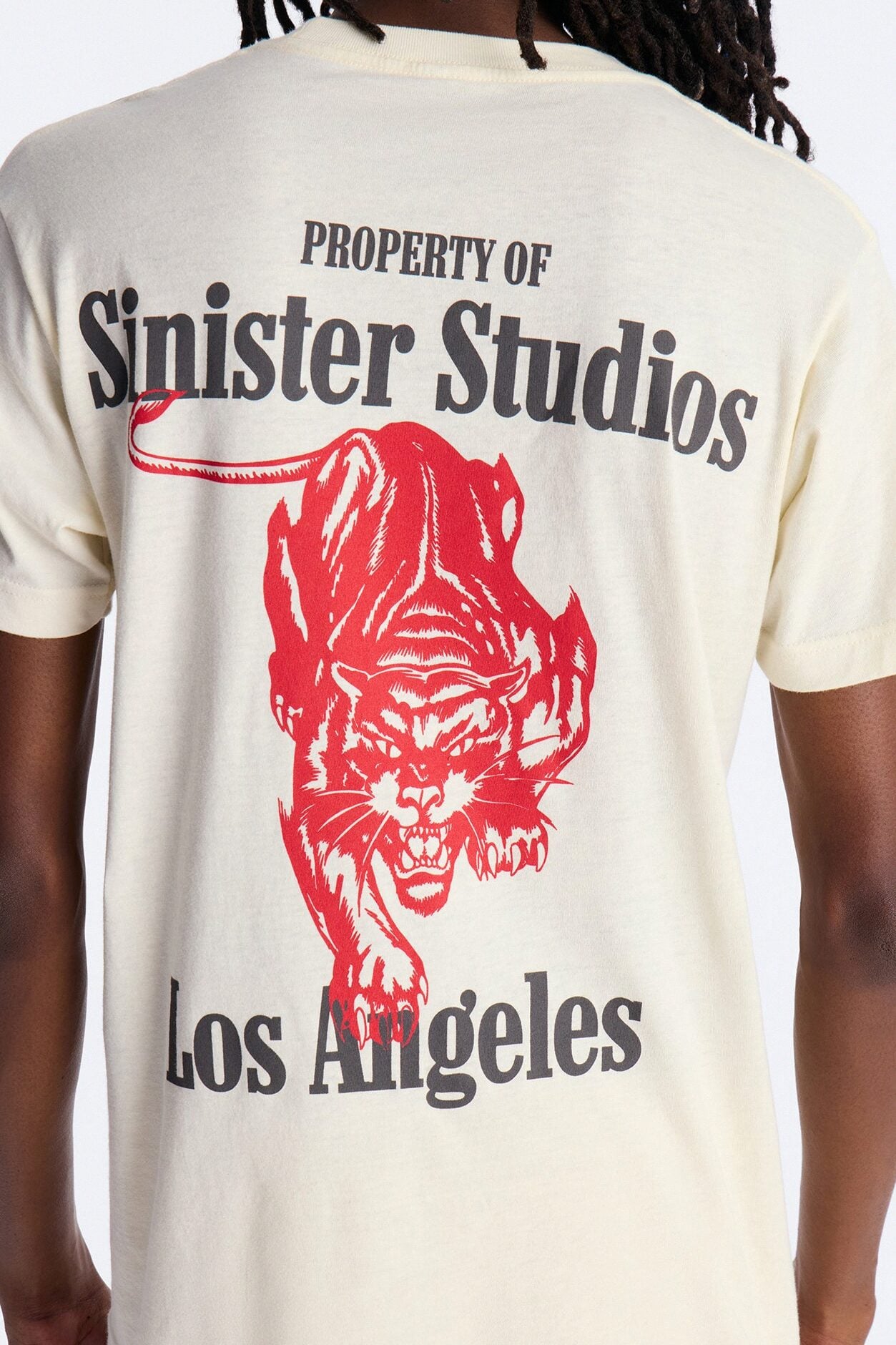 Sinister Studios LA Short Sleeve Tee - Cream image 1