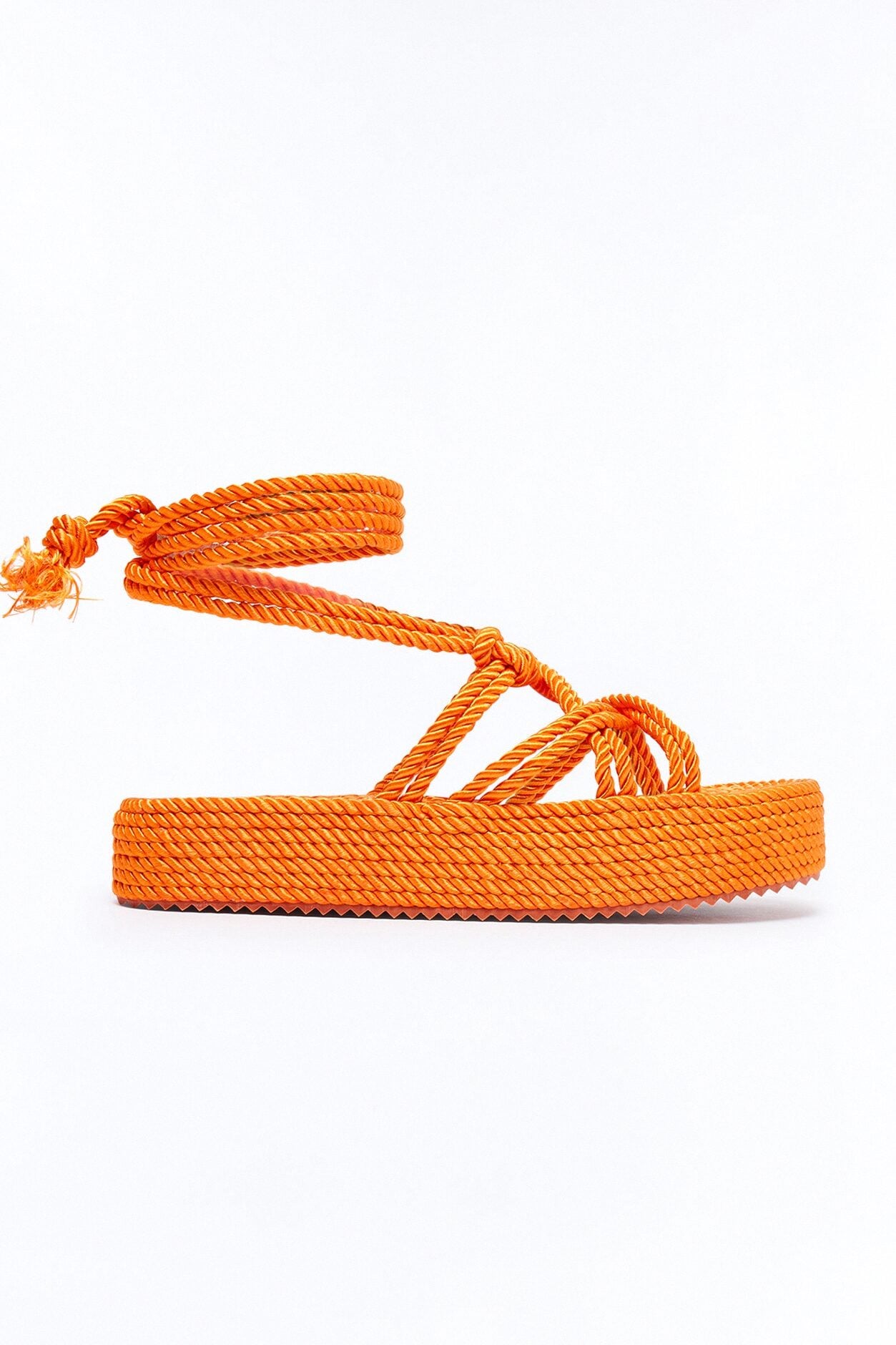 Veronica Flat Sandals - Orange image 1