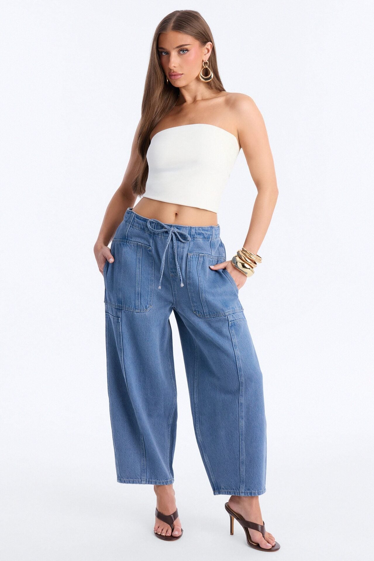 Cruise By Twill Barrel Pant 30″ - Navy image 1
