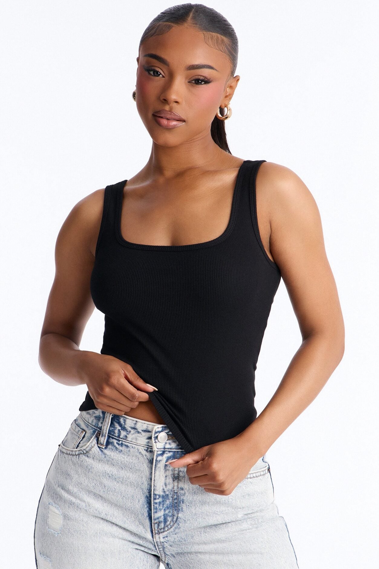 Keep It Classic Basic Tank Top - Black image 1