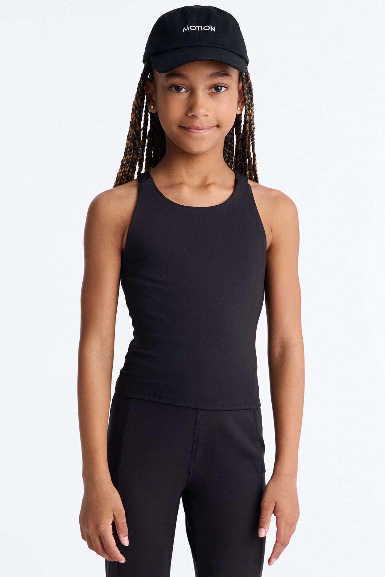 Mini Made Up My Mind Sportscore Racerback Tank Top - Black image 1